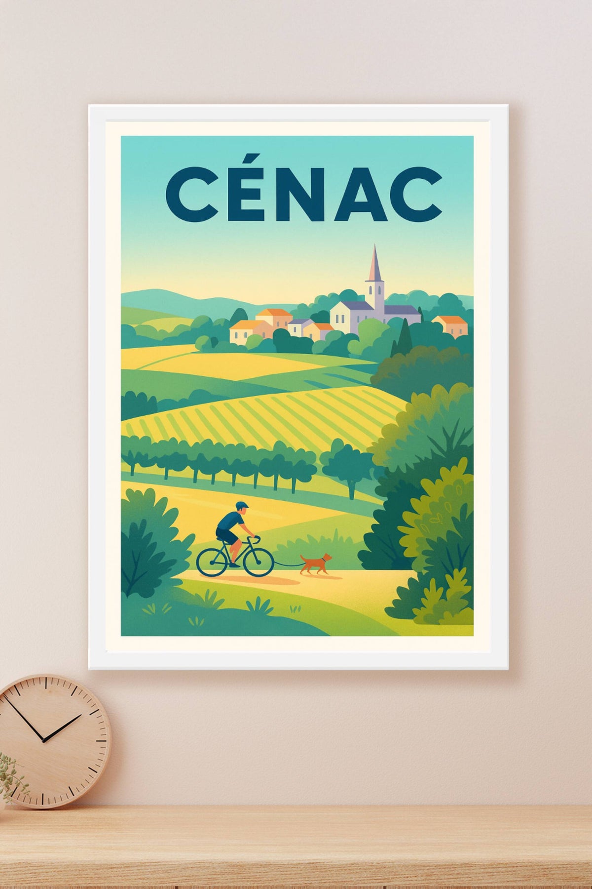 Affiche de Cénac - Évasion champêtre à vélo