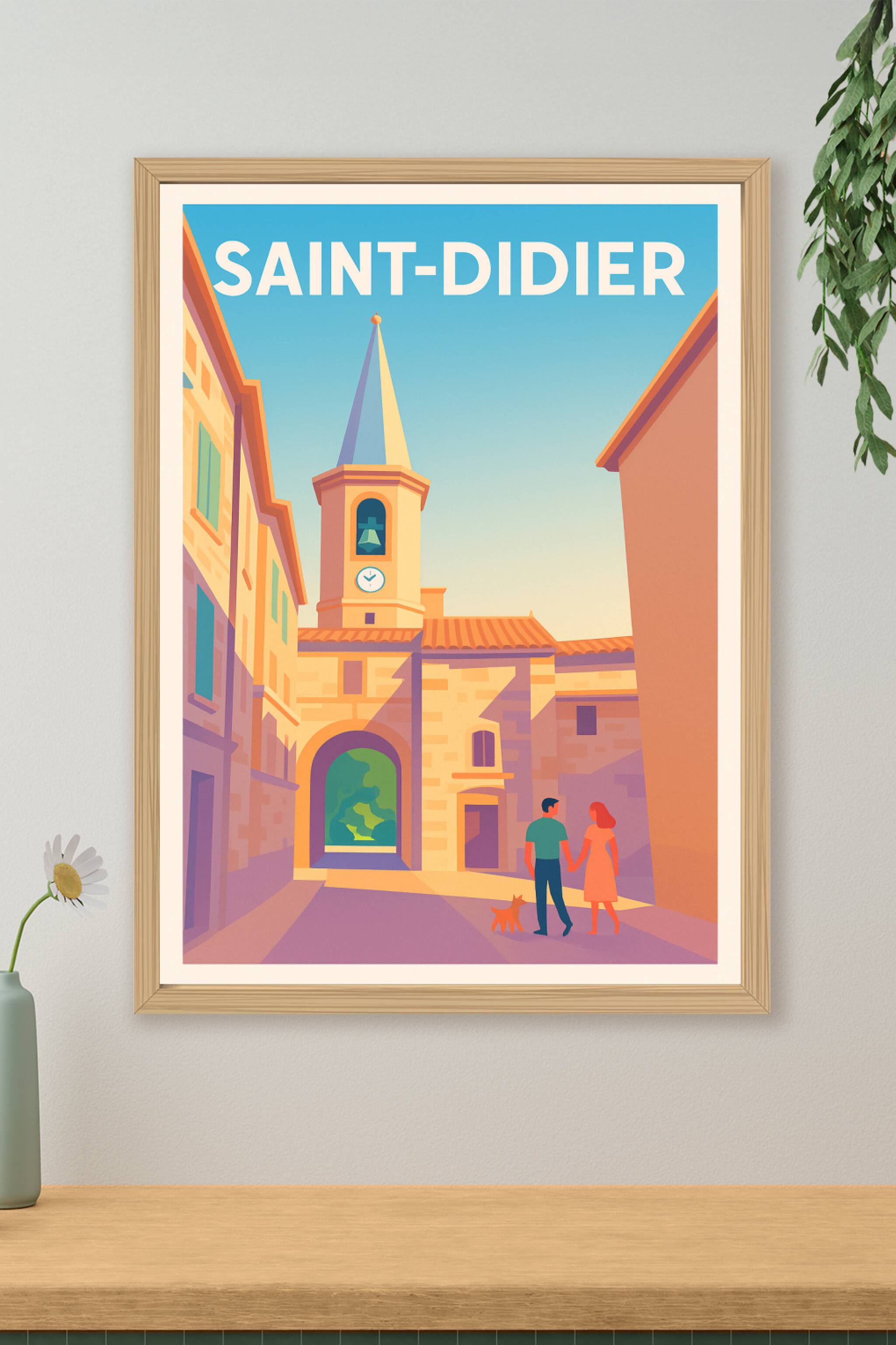 Affiche de Saint-Didier - Charme et douceur provençale au cœur de la ville