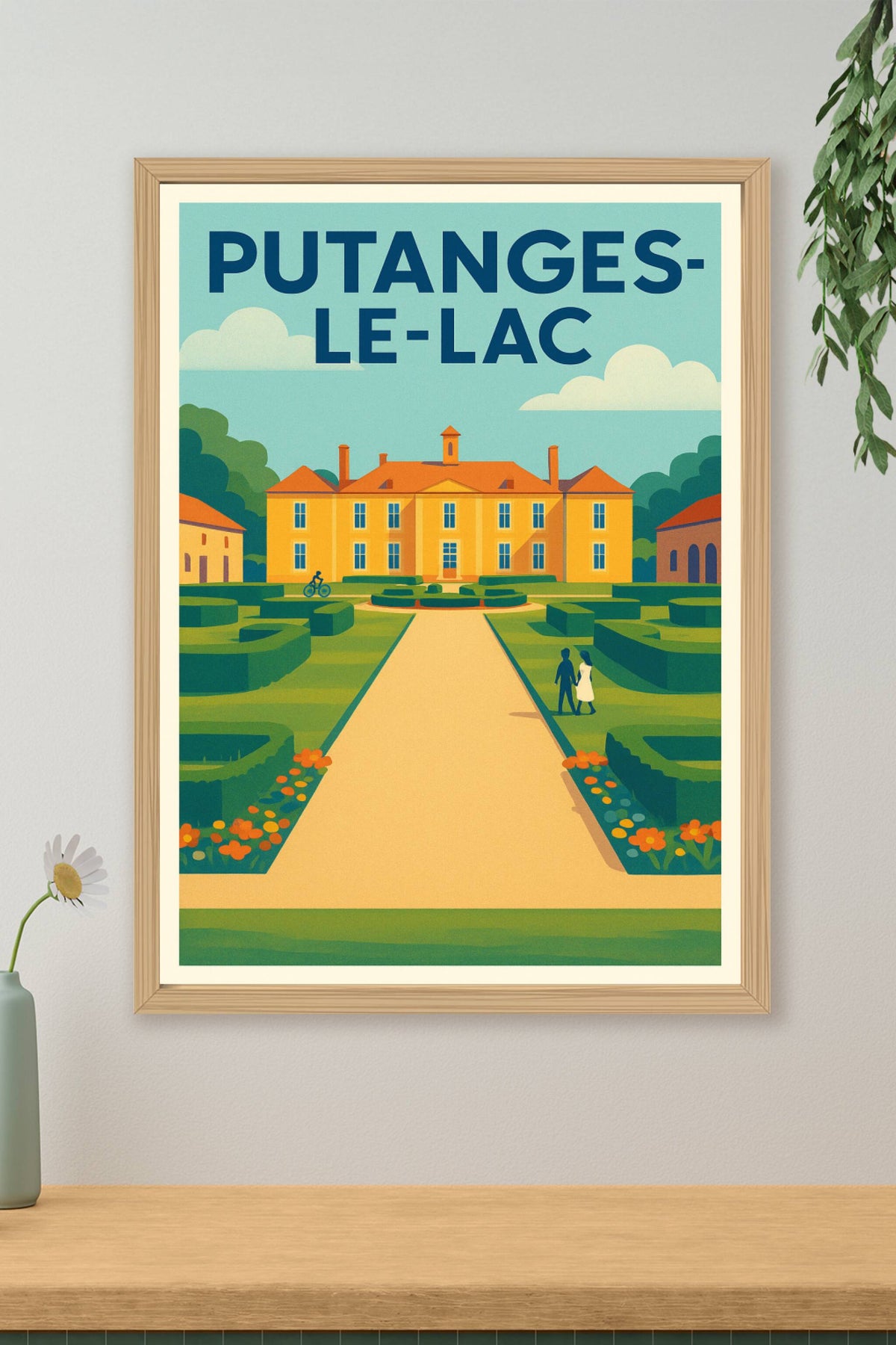 Affiche de Putanges-le-Lac - L'élégance paisible d'un manoir normand