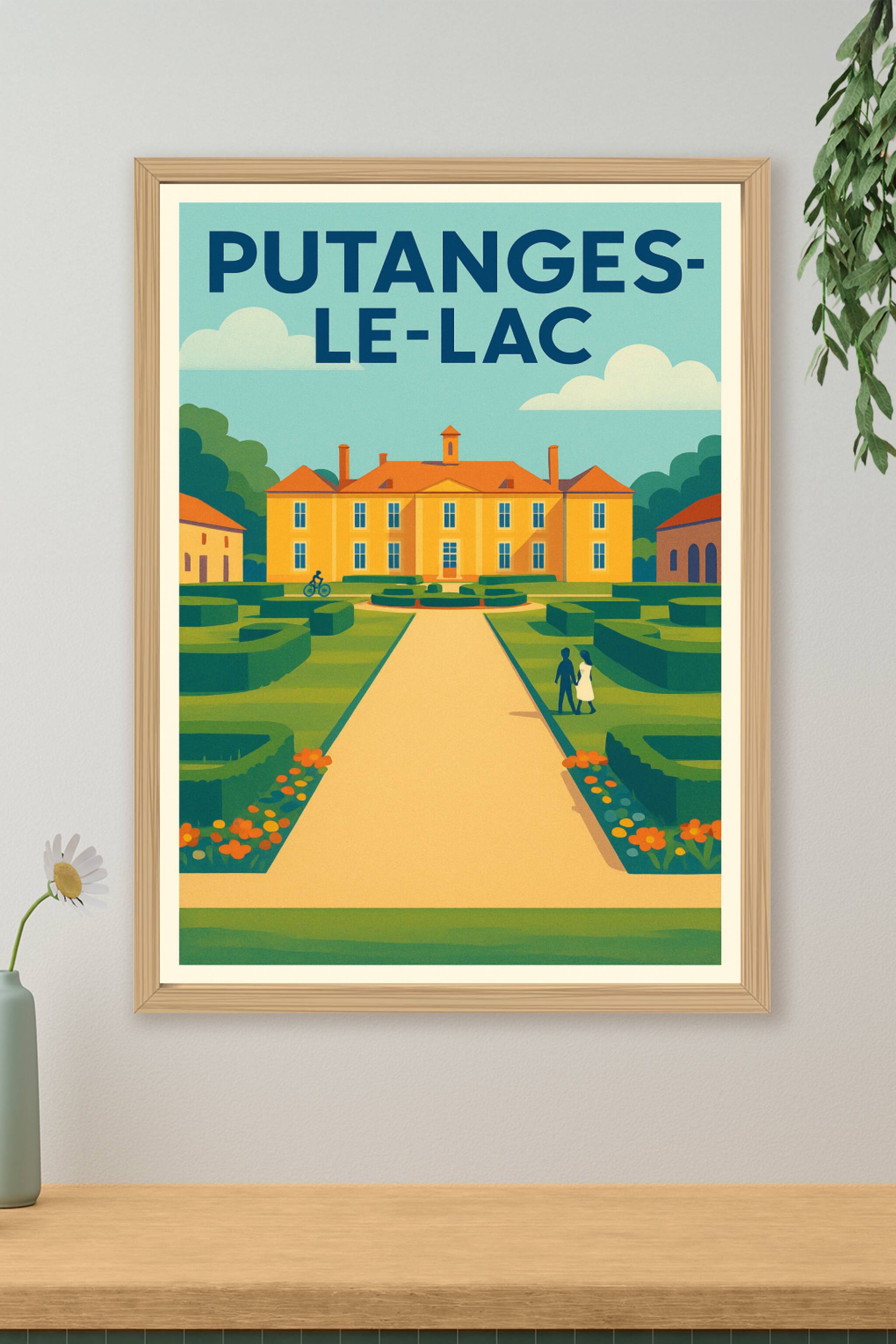 Affiche de Putanges-le-Lac - L'élégance paisible d'un manoir normand