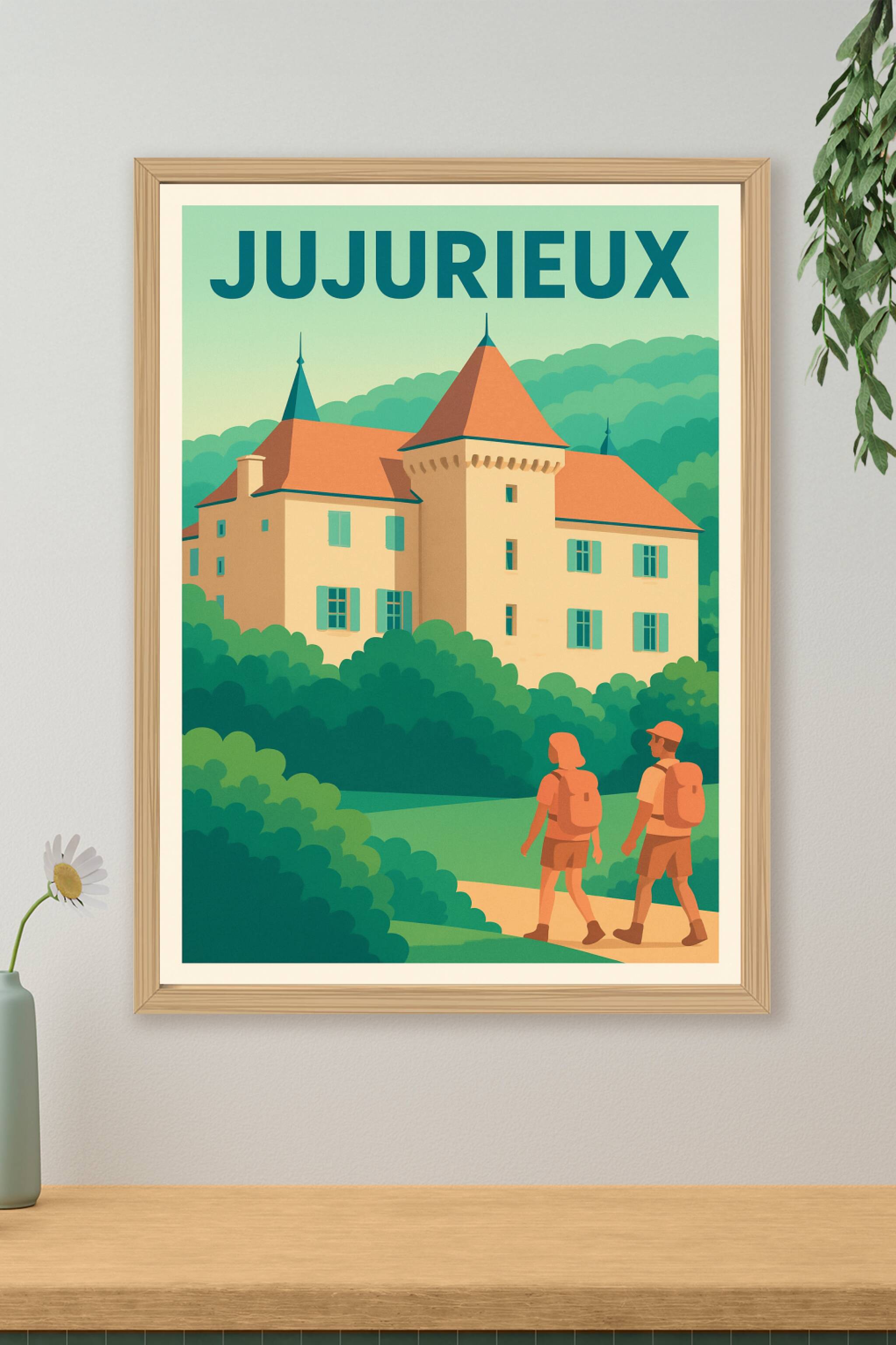 Affiche de Jujurieux - Escapade au cœur du patrimoine et de la nature