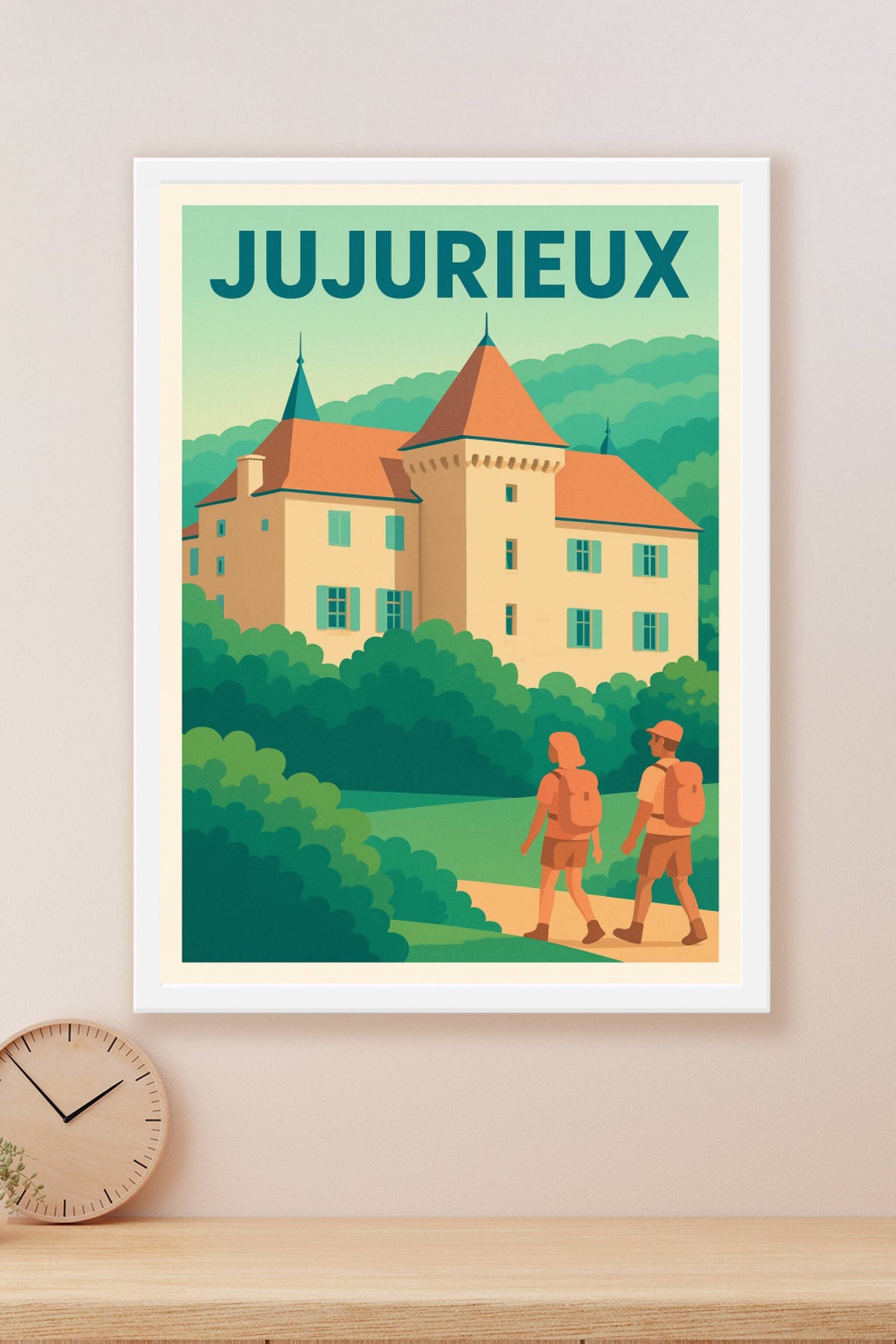 Affiche de Jujurieux - Escapade au cœur du patrimoine et de la nature