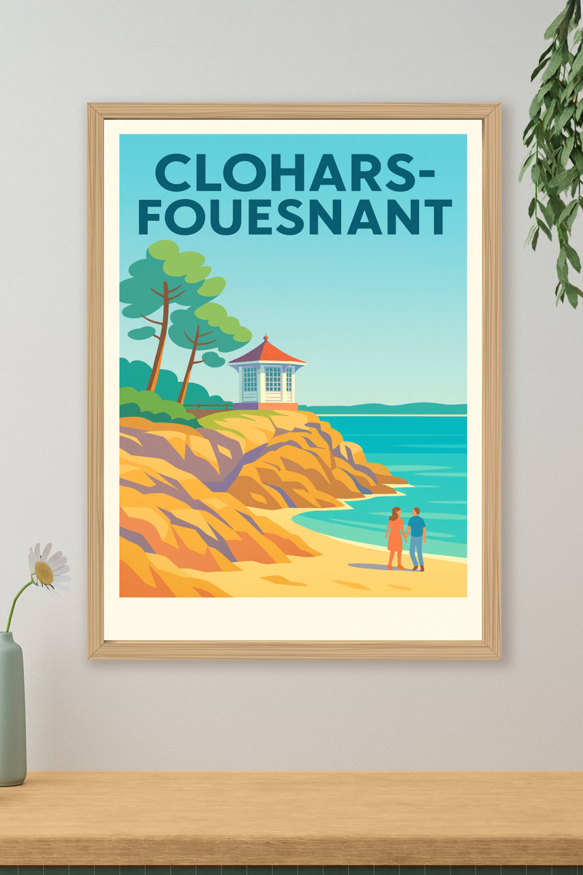 Affiche de Clohars-Fouesnant - Charme côtier et douceur bretonne