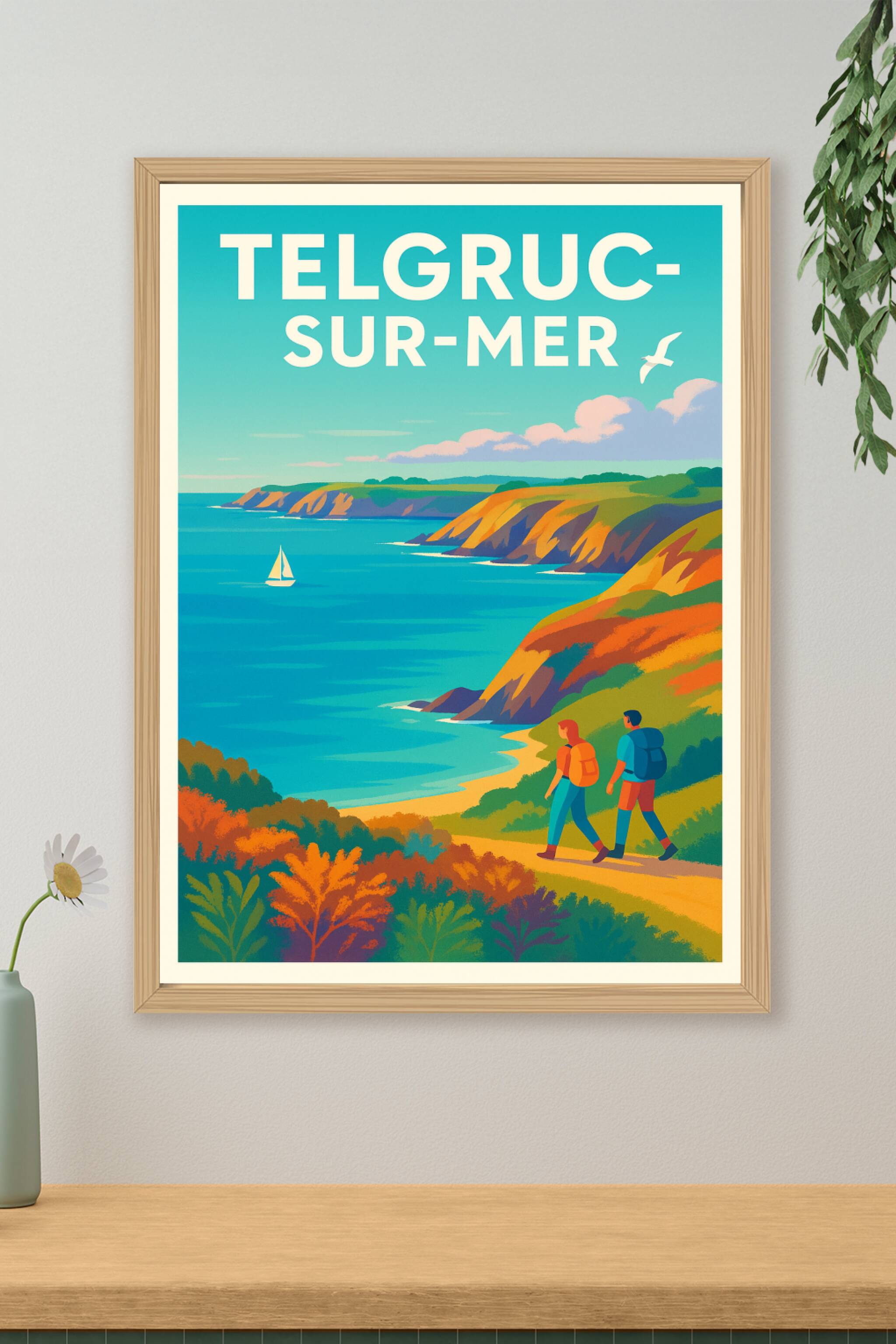 Affiche de Telgruc-sur-Mer - Évasion et nature au bord de l'Atlantique