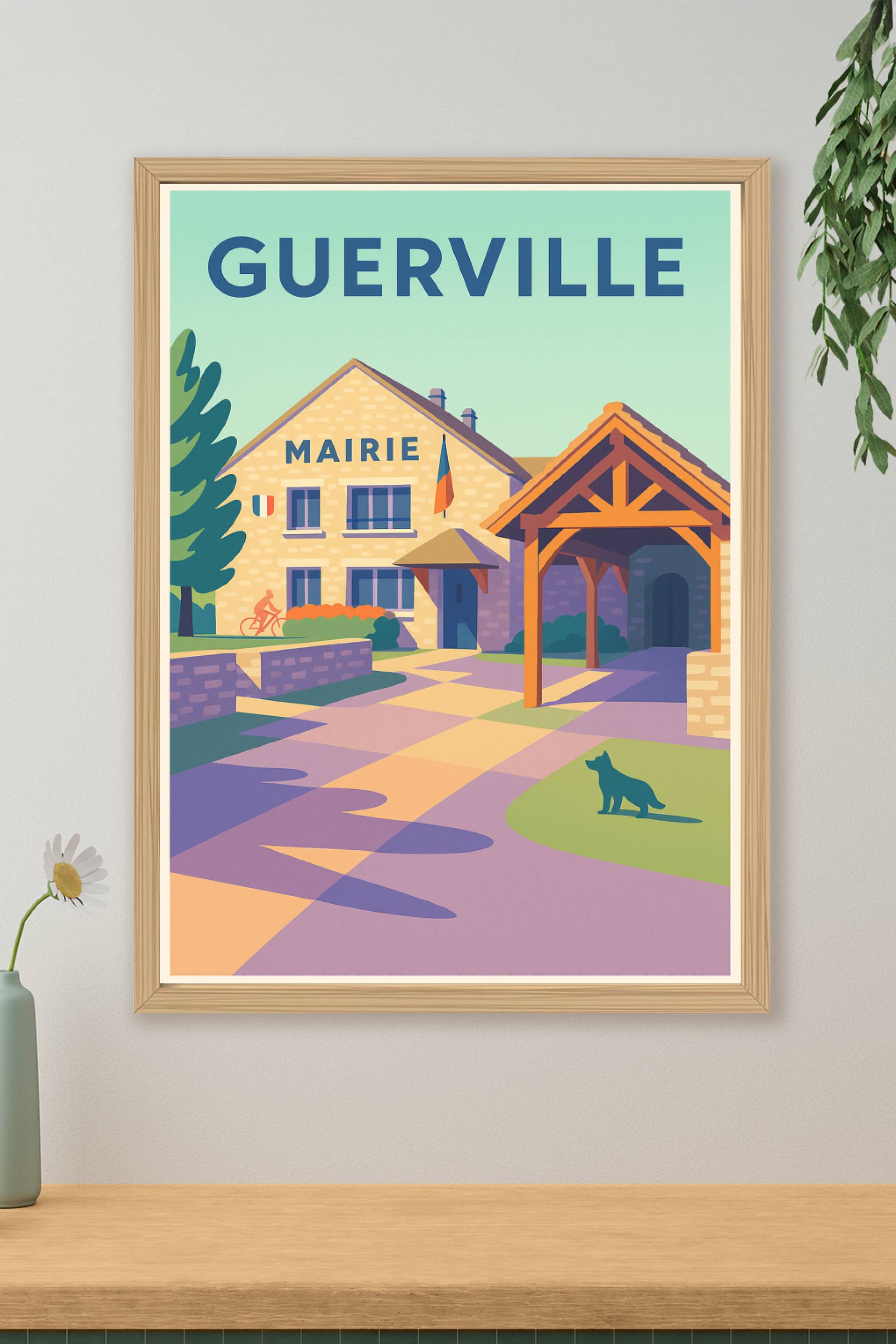 Affiche de Guerville - Charme et sérénité au cœur du village