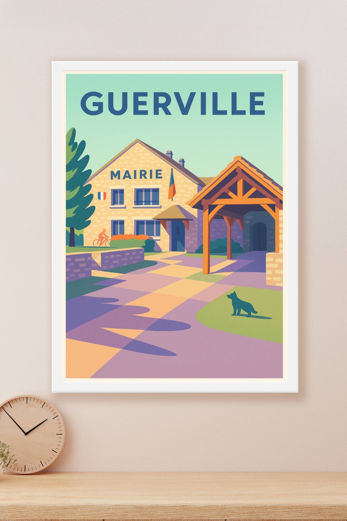 Affiche de Guerville - Charme et sérénité au cœur du village