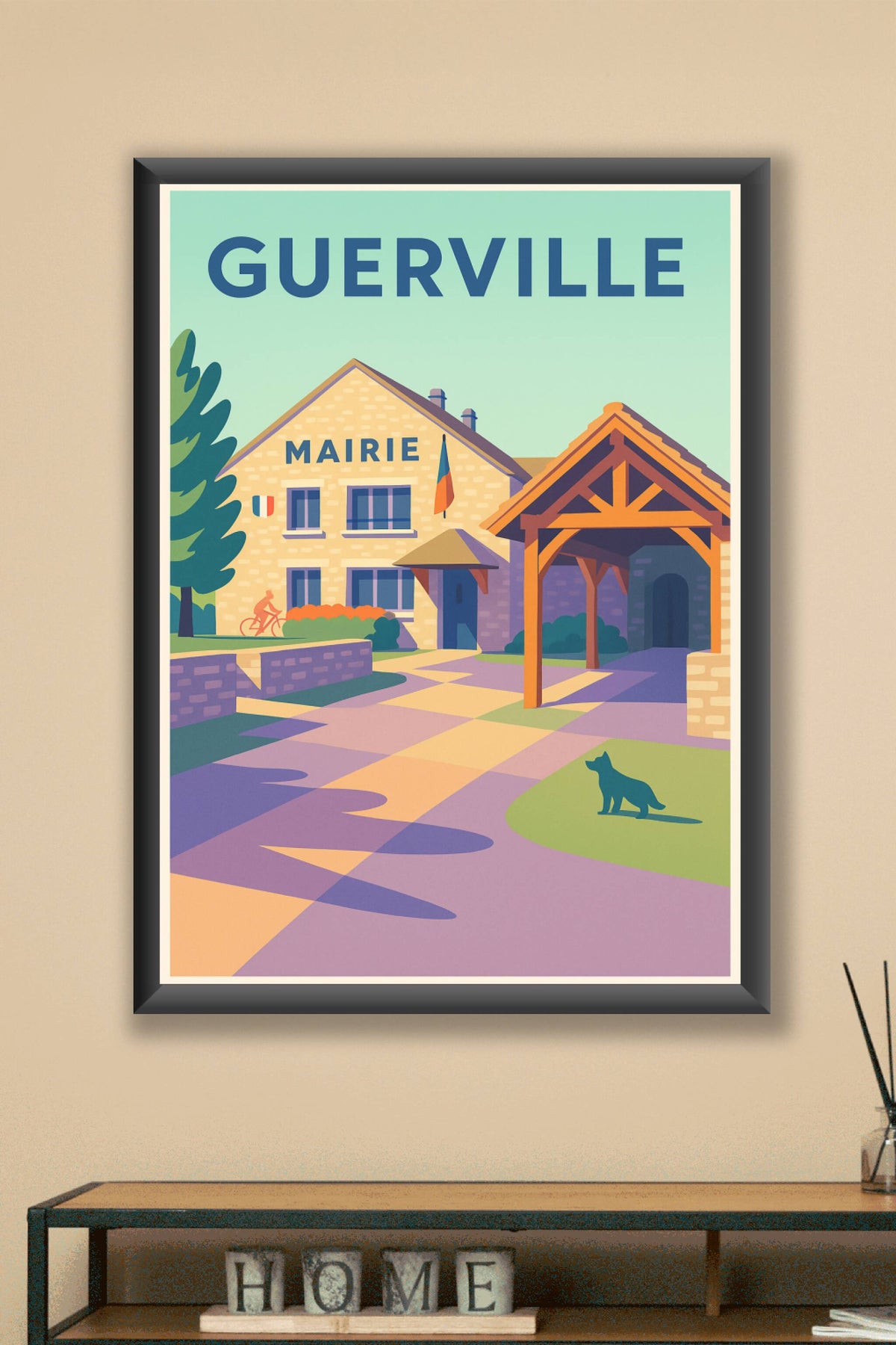 Affiche de Guerville - Charme et sérénité au cœur du village