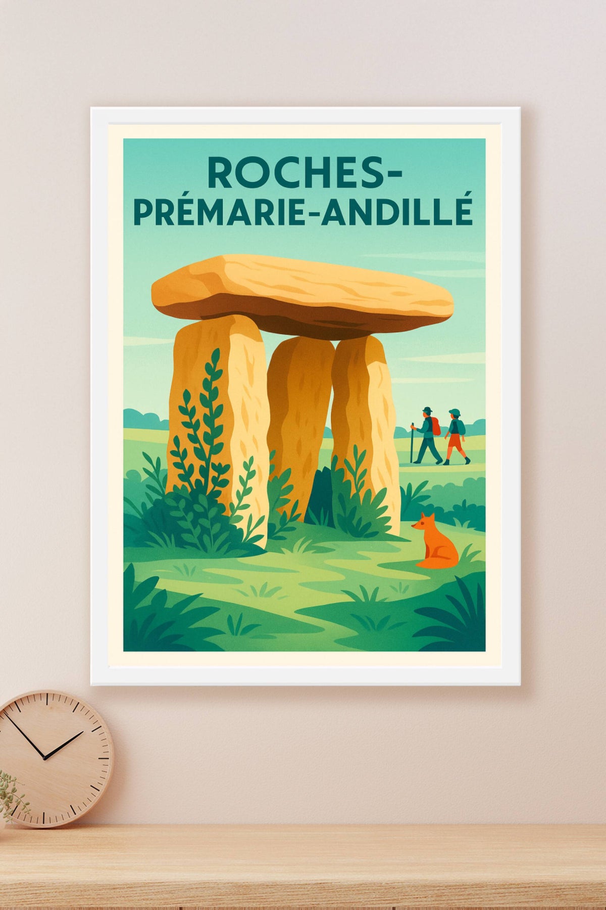 Affiche de Roches-Prémarie-Andillé - Voyage dans le temps au cœur des dolmens
