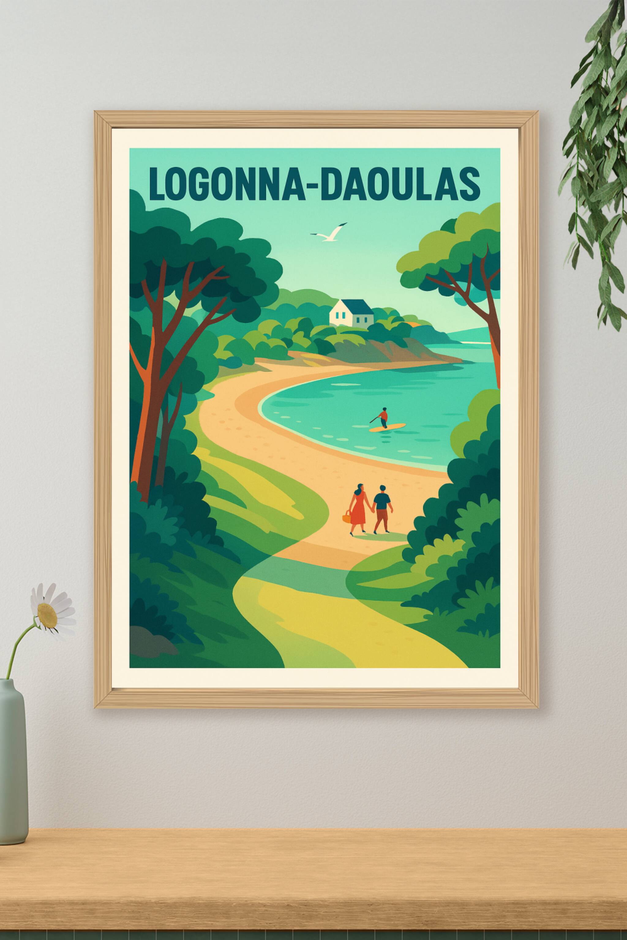 Affiche de Logonna-Daoulas - Évasion au bord de la mer bretonne