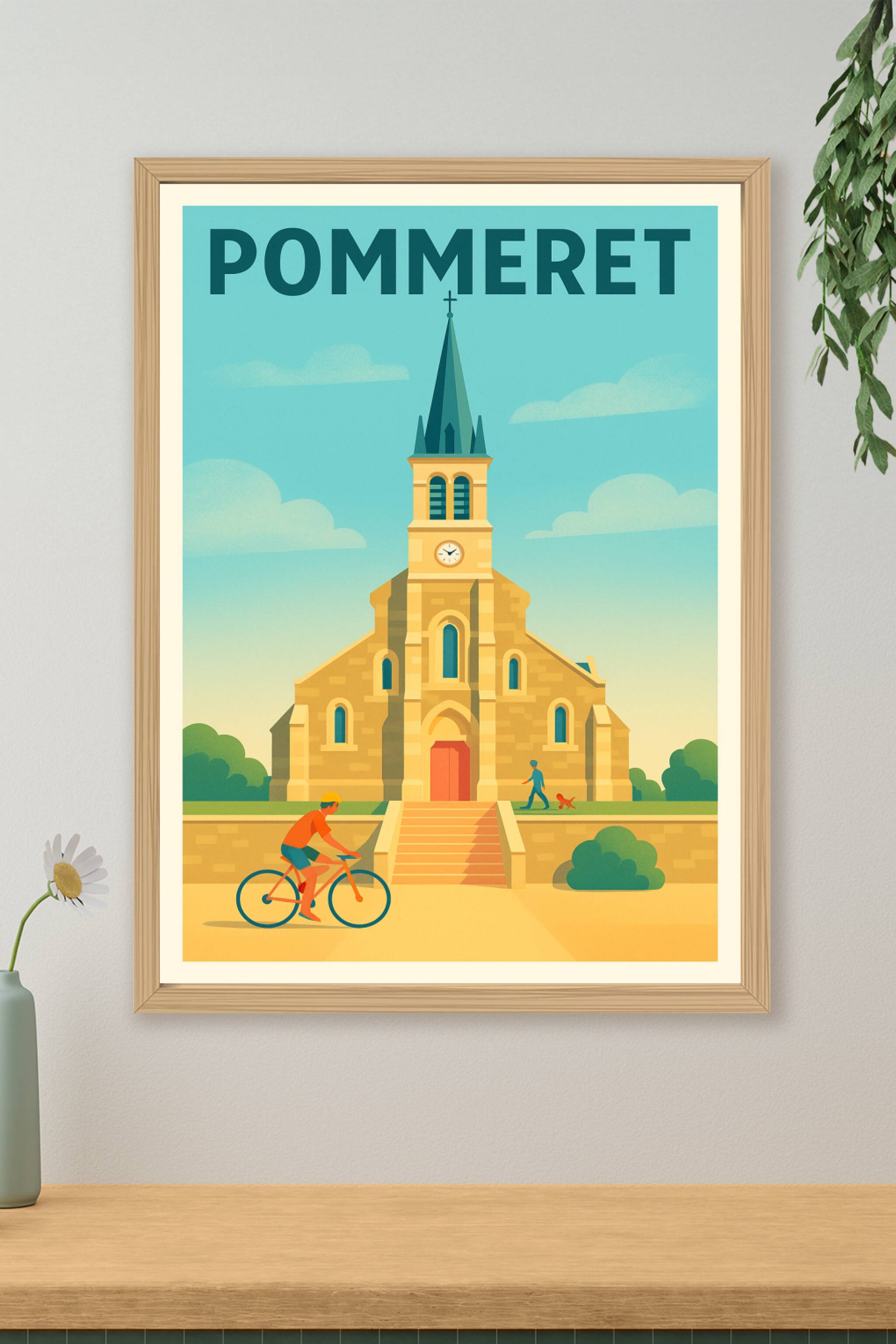 Affiche de Pommeret - Charme et sérénité au cœur de la Bretagne