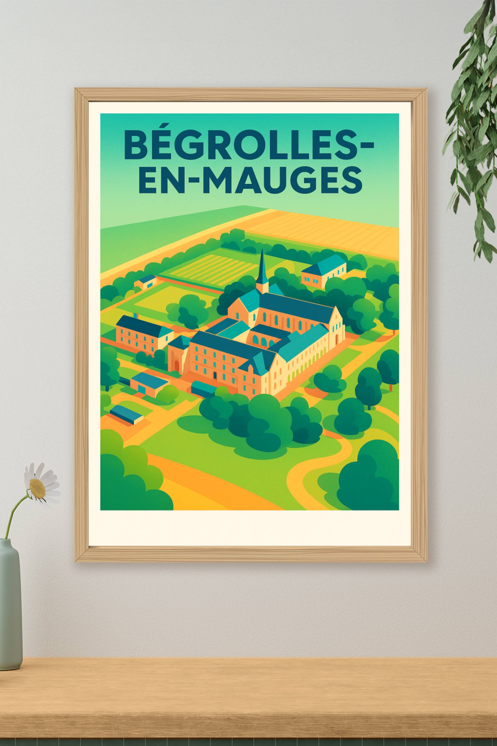 Affiche de Bégrolles-en-Mauges - Une escapade paisible au cœur de la nature