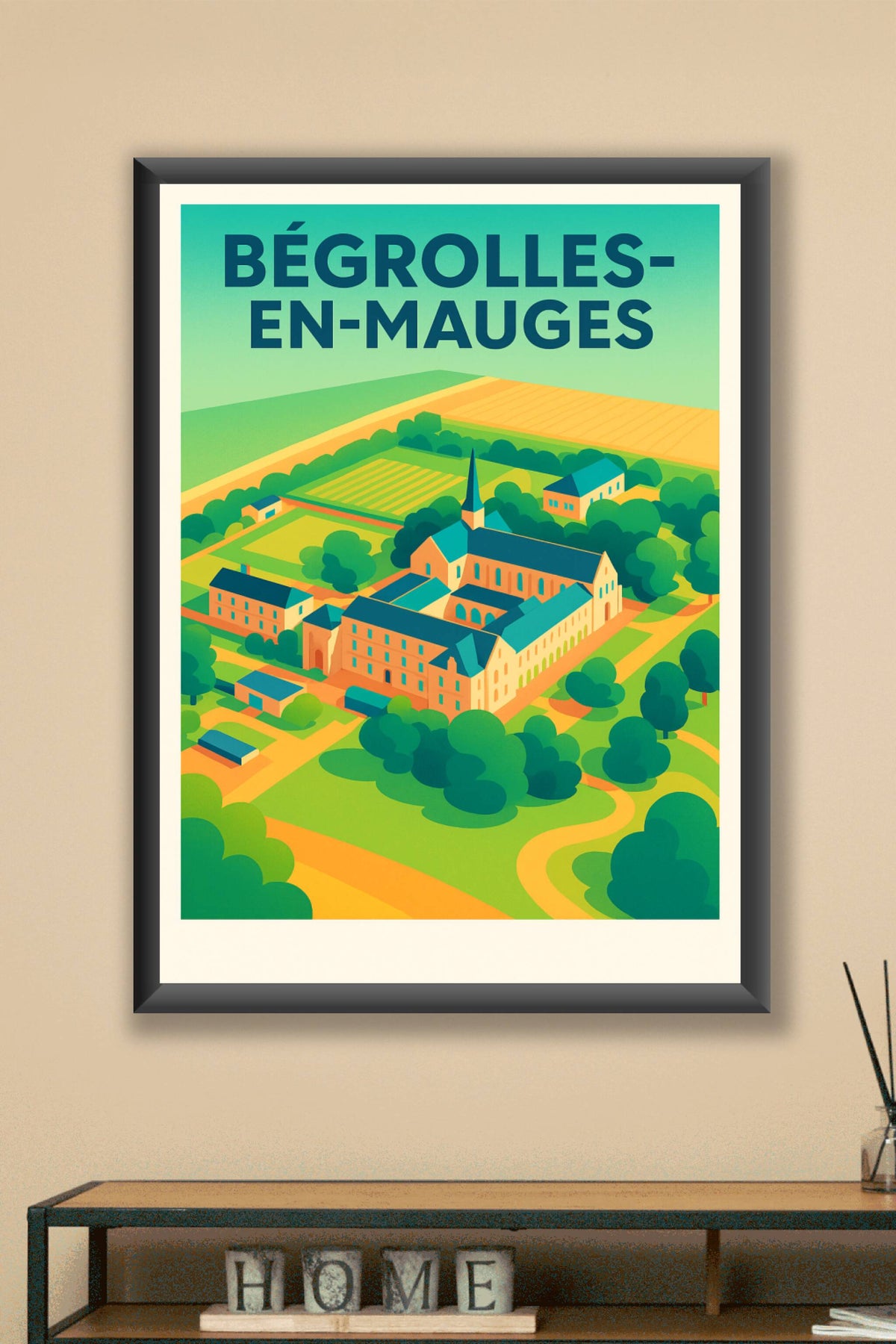 Affiche de Bégrolles-en-Mauges - Une escapade paisible au cœur de la nature