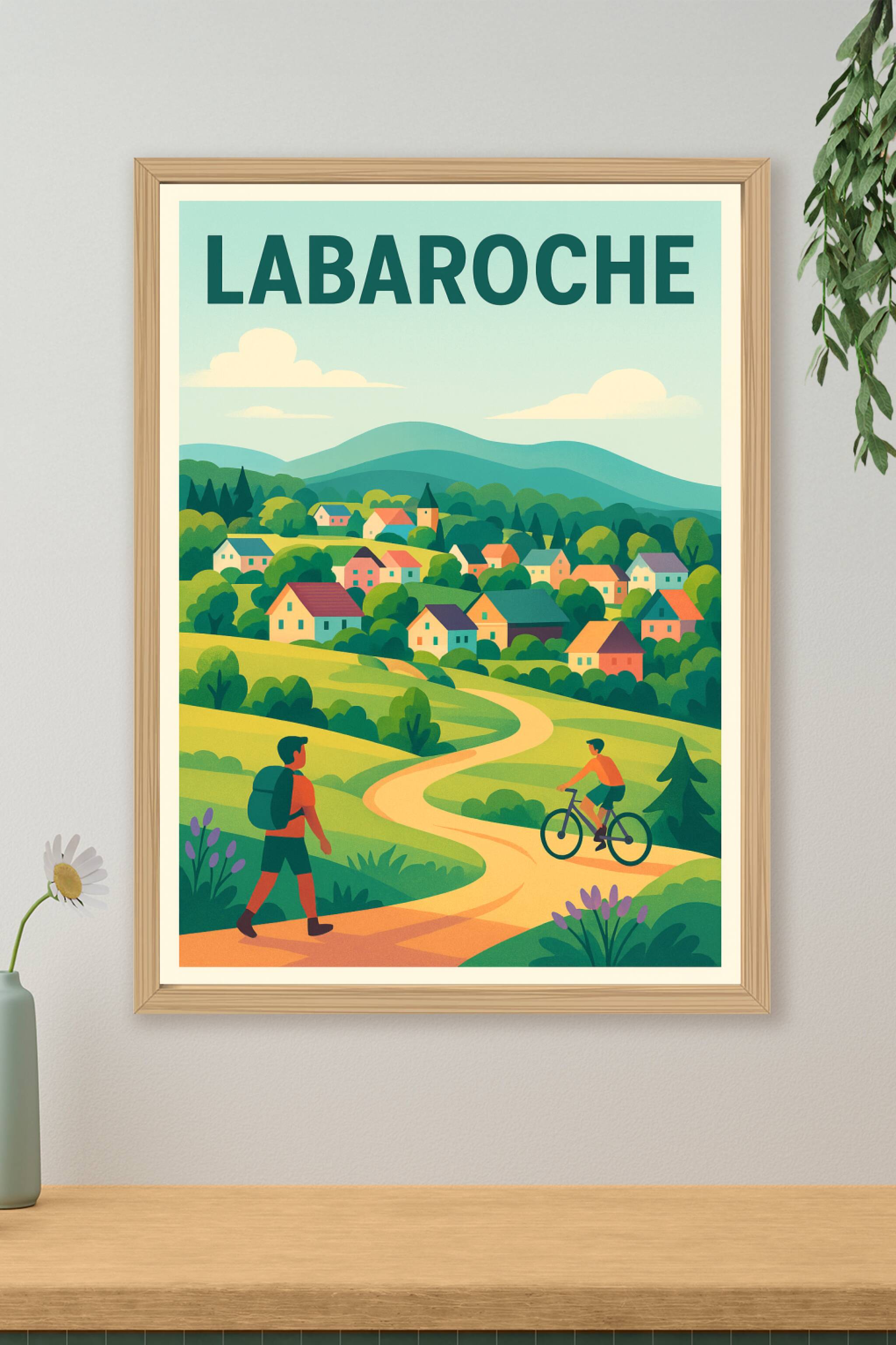 Affiche de Labaroche - L'appel des chemins bucoliques