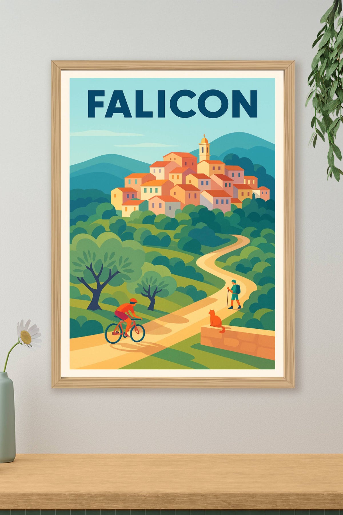 Affiche de Falicon - L'évasion nature au cœur des collines
