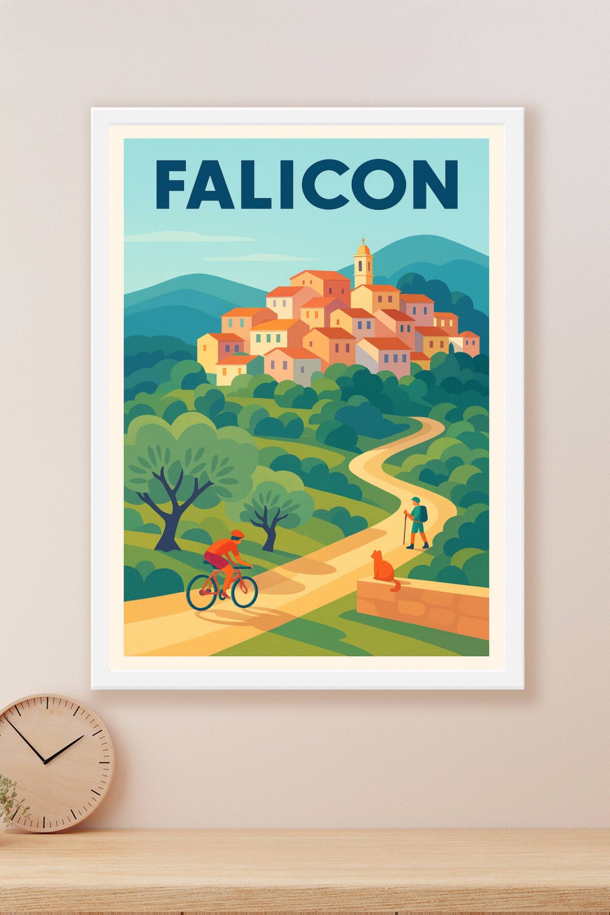 Affiche de Falicon - L'évasion nature au cœur des collines