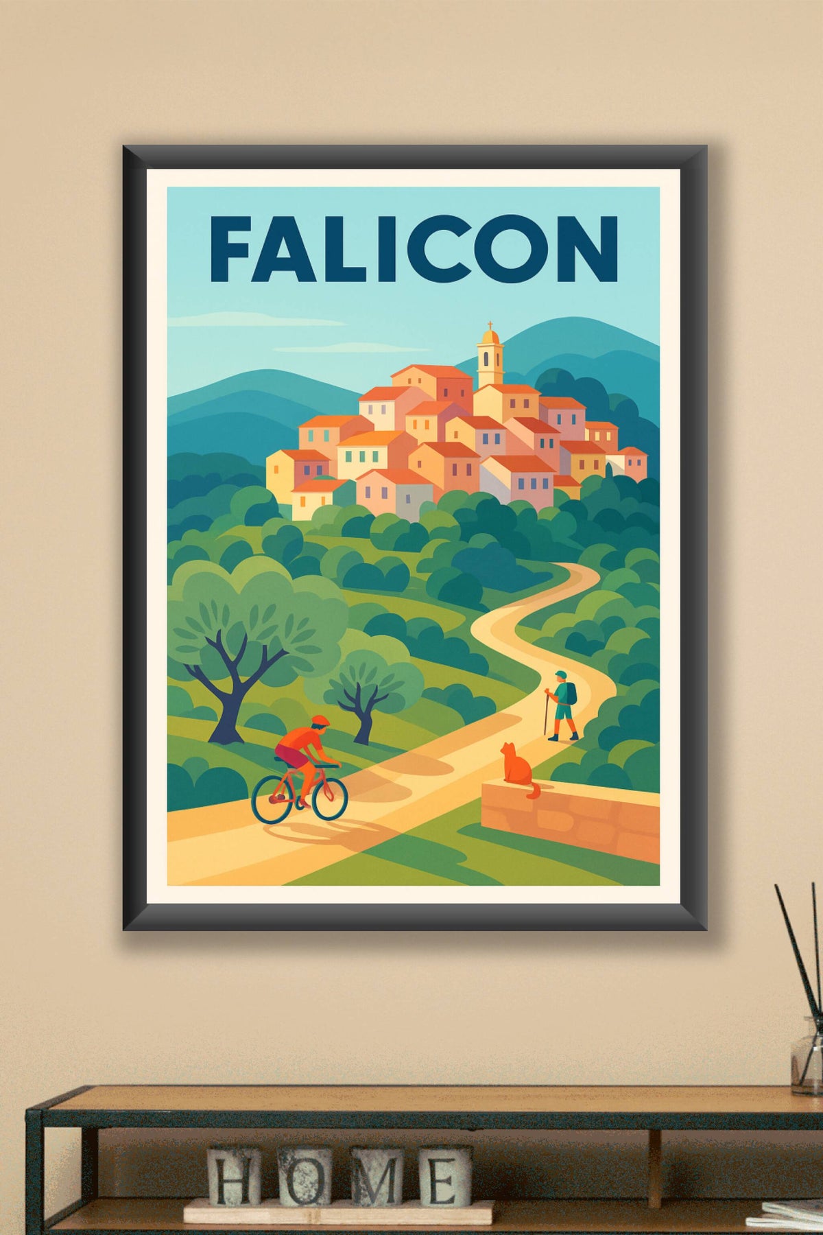 Affiche de Falicon - L'évasion nature au cœur des collines