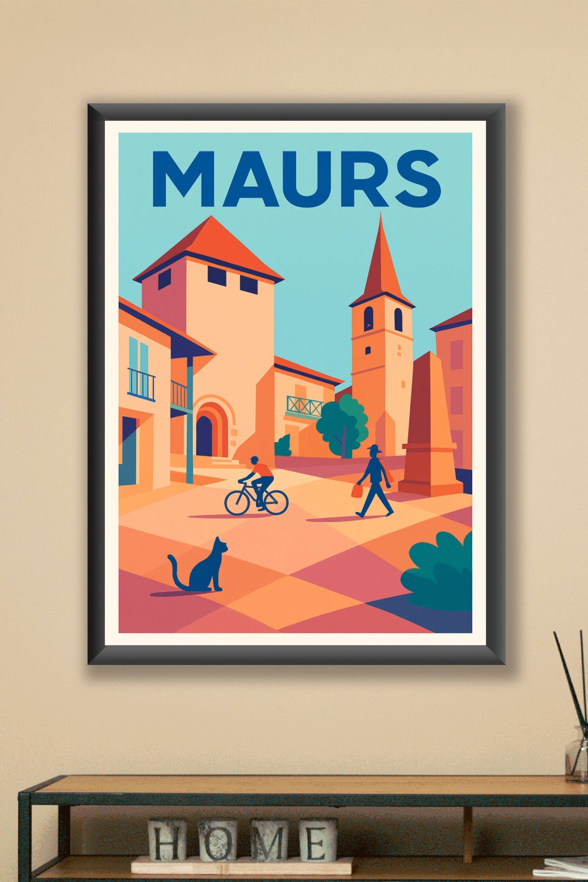Affiche de Maurs - Une ambiance chaleureuse en cœur de village