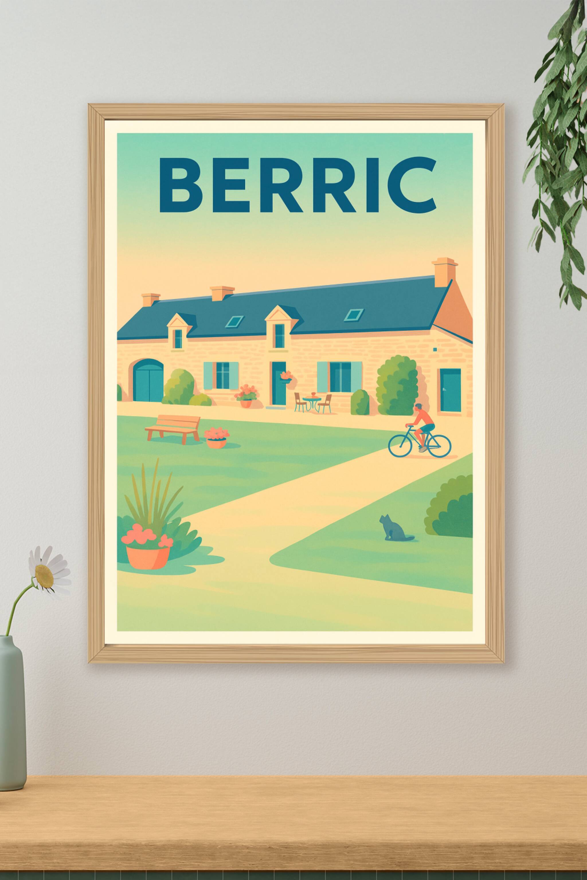 Affiche de Berric - L'élégance paisible de la vie à la campagne