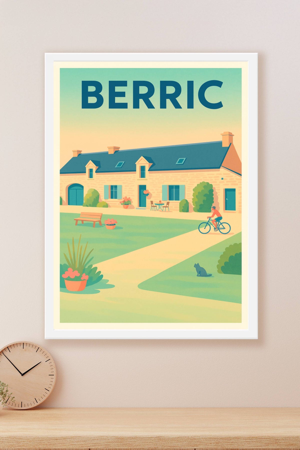 Affiche de Berric - L'élégance paisible de la vie à la campagne