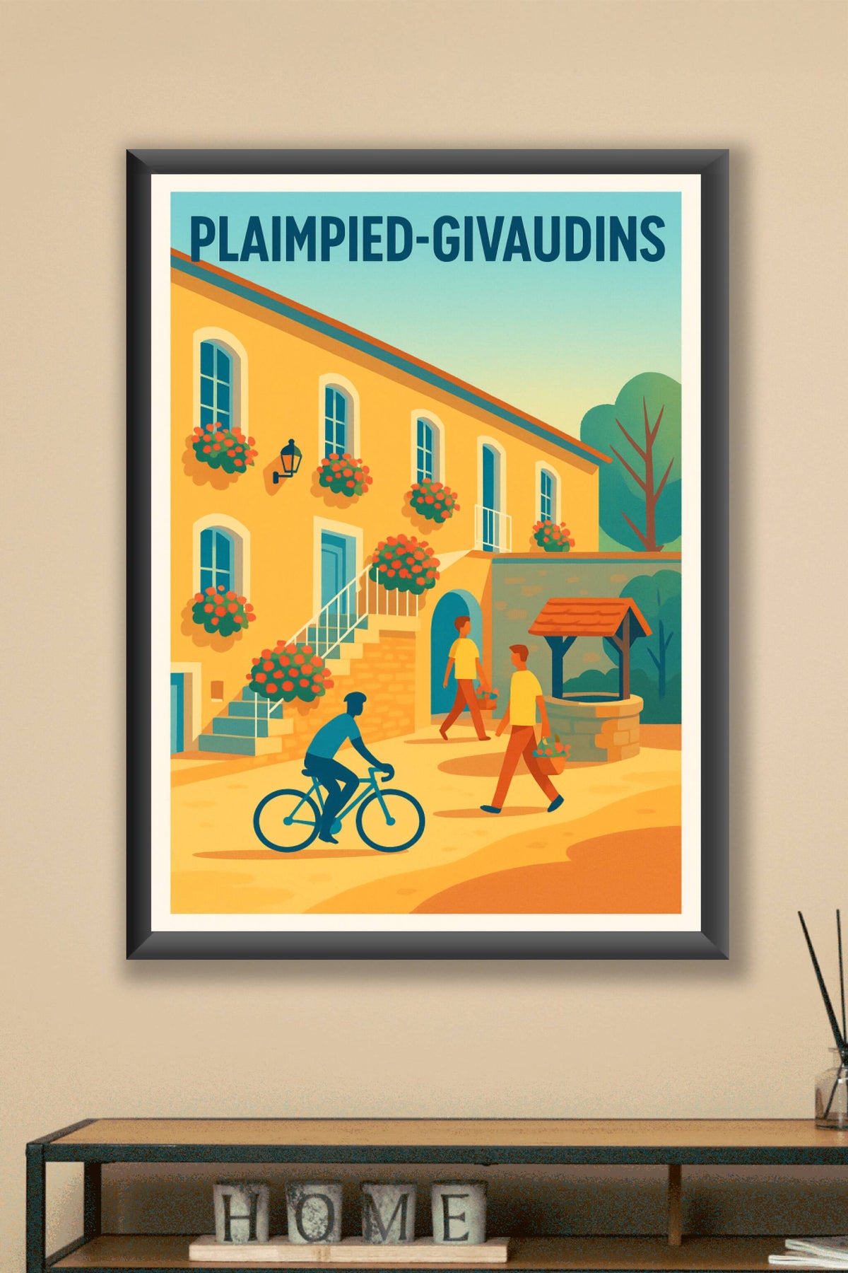Affiche de Plaimpied-Givaudins - Charme et Douceur de Vivre