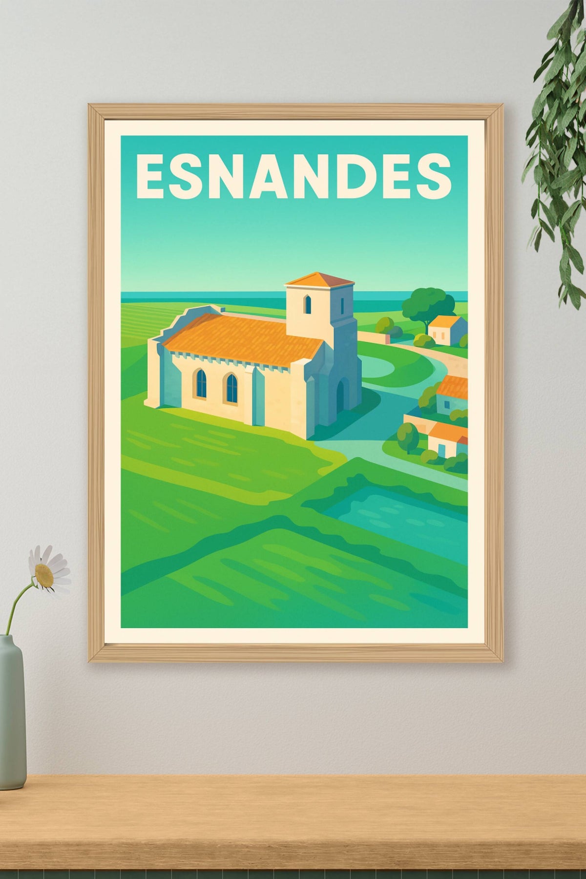 Affiche de Esnandes - Charme authentique du littoral Atlantique