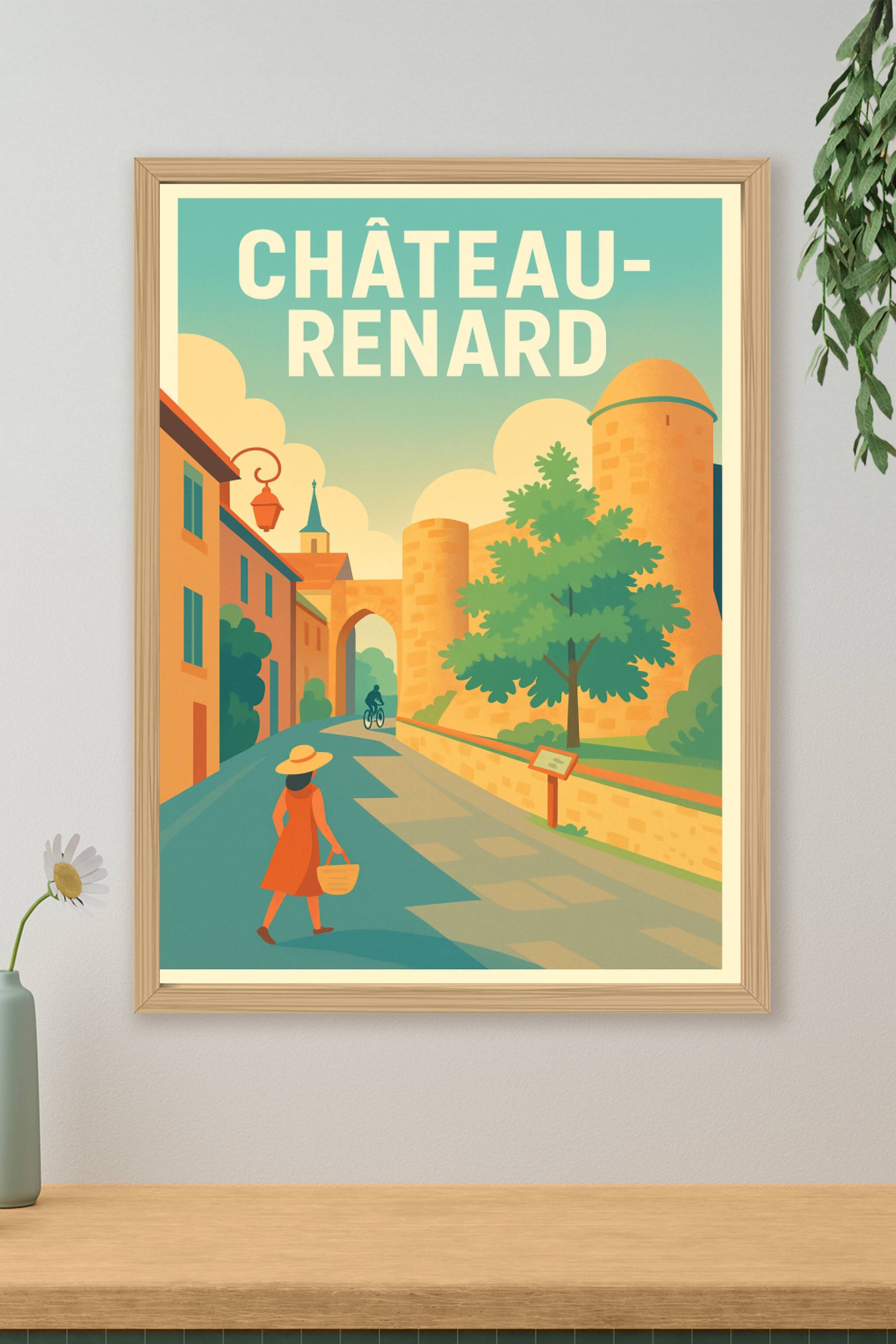 Affiche de Château-Renard - Promenade au cœur de l'histoire