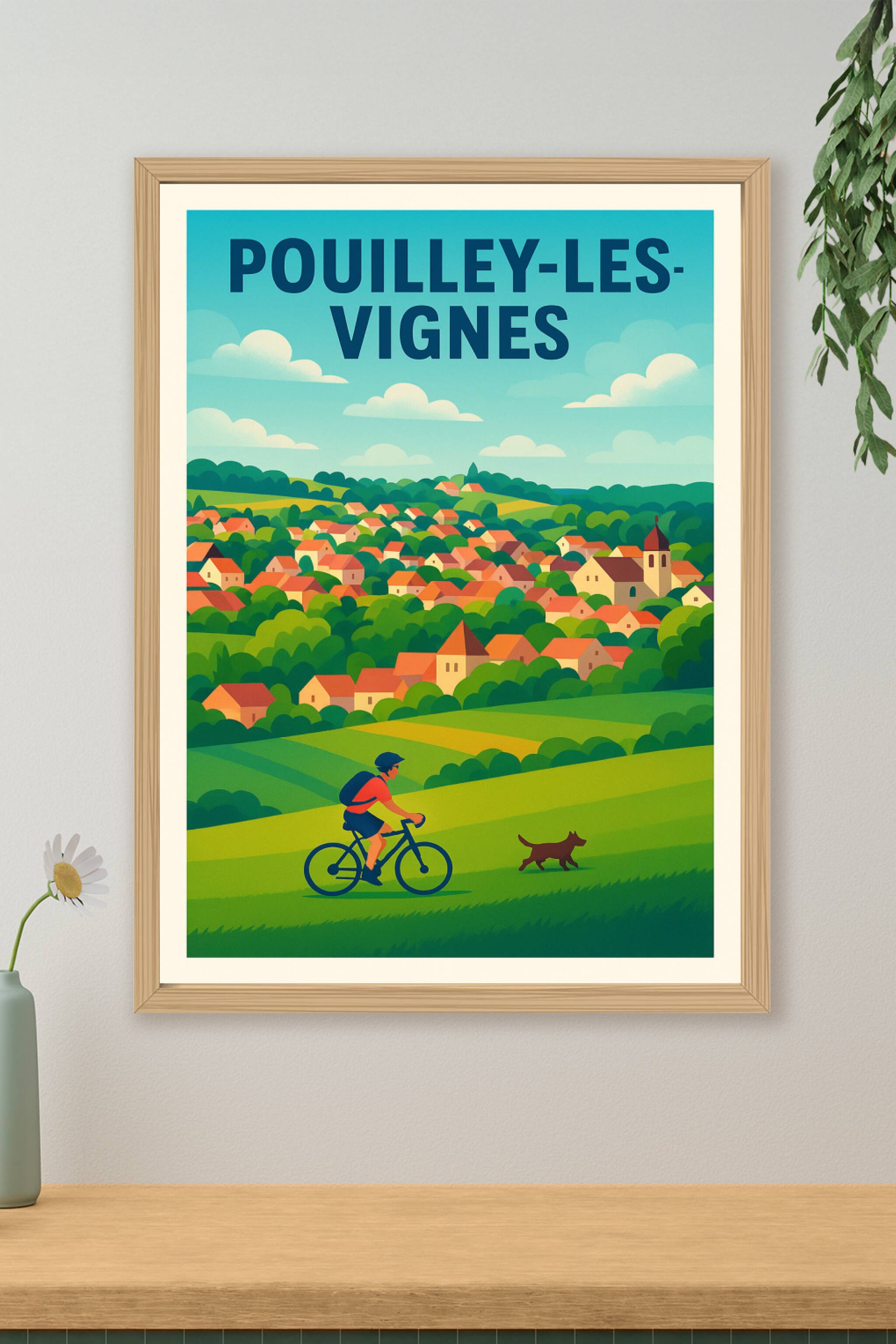 Affiche de Pouilley-les-Vignes - Évasion nature au cœur du vignoble