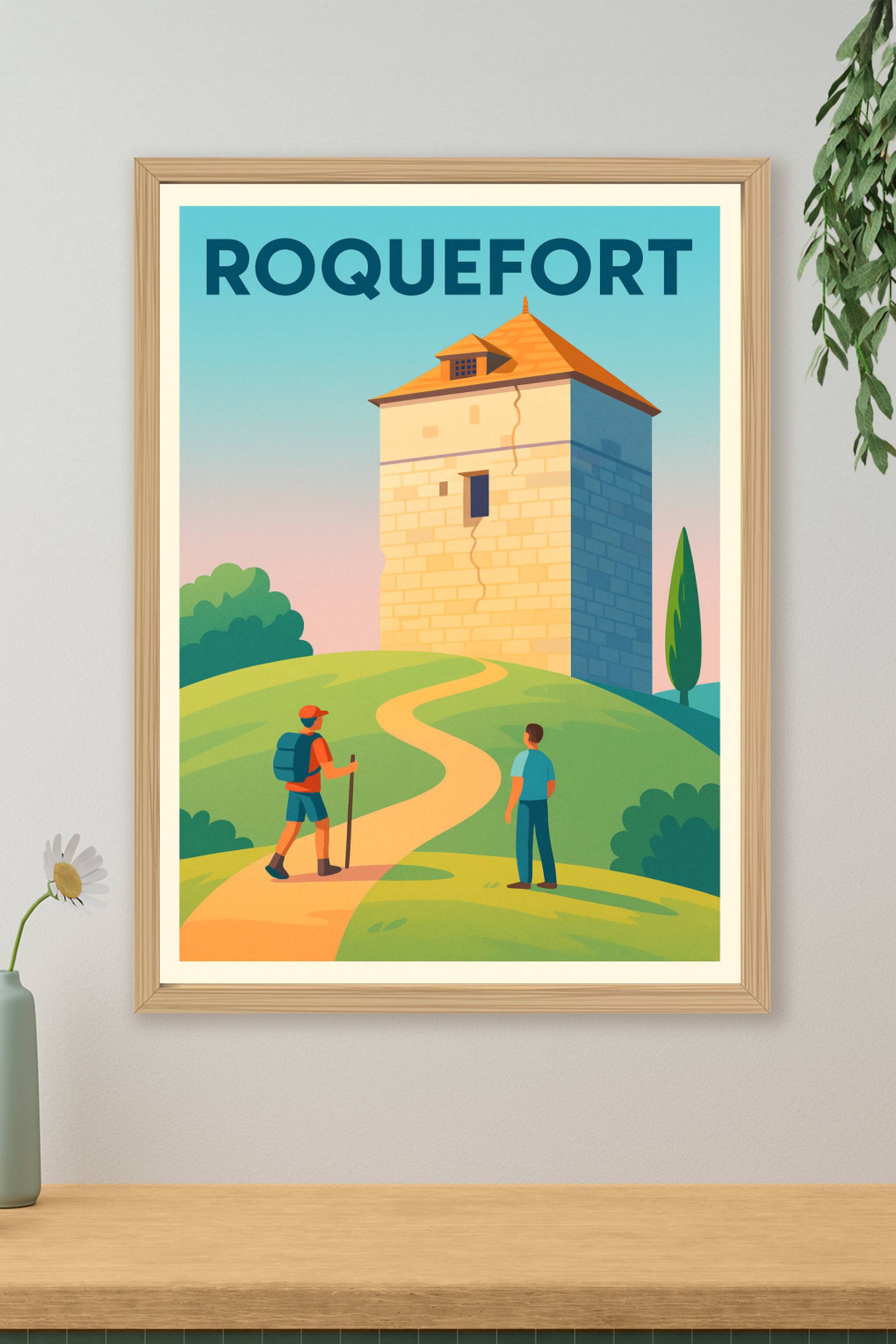 Affiche de Roquefort - Promenade au cœur de l'histoire