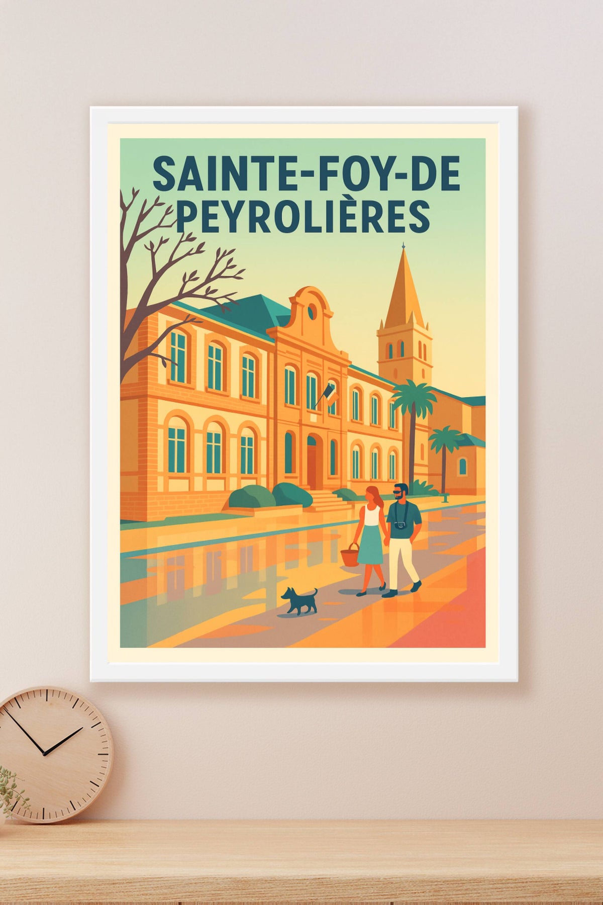 Affiche de Sainte-Foy-de-Peyrolières - Charme et sérénité au cœur de la ville