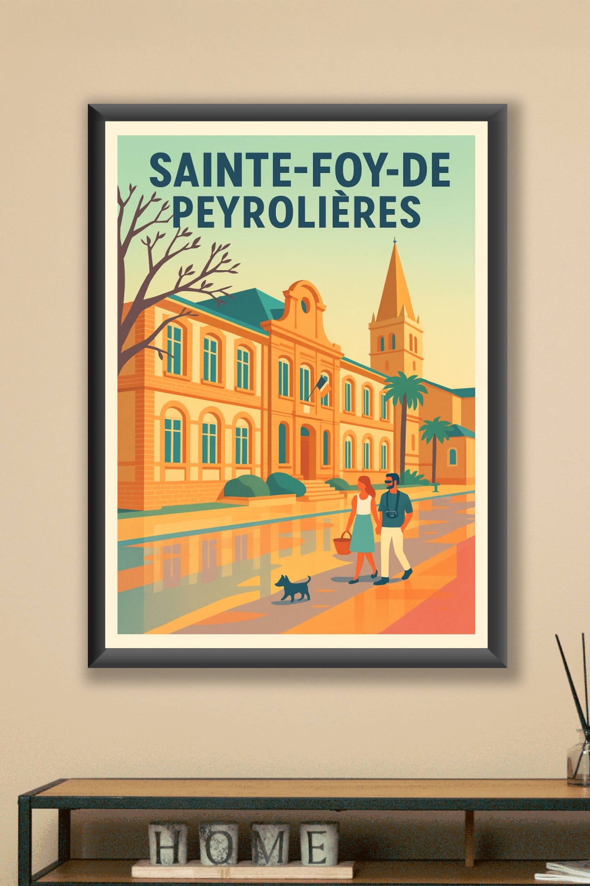 Affiche de Sainte-Foy-de-Peyrolières - Charme et sérénité au cœur de la ville