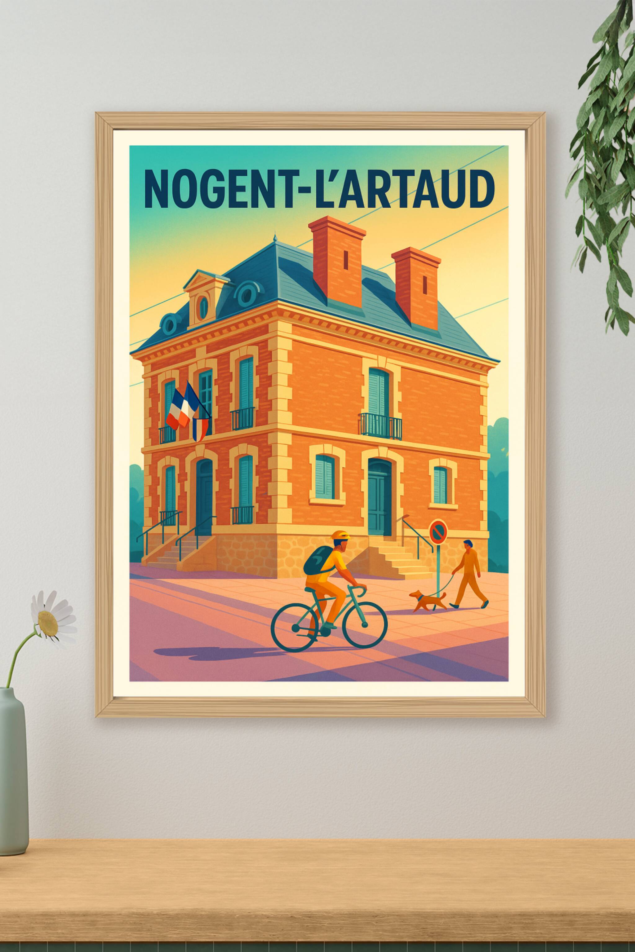 Affiche de Nogent-l'Artaud - Charme et tranquillité au cœur de la ville