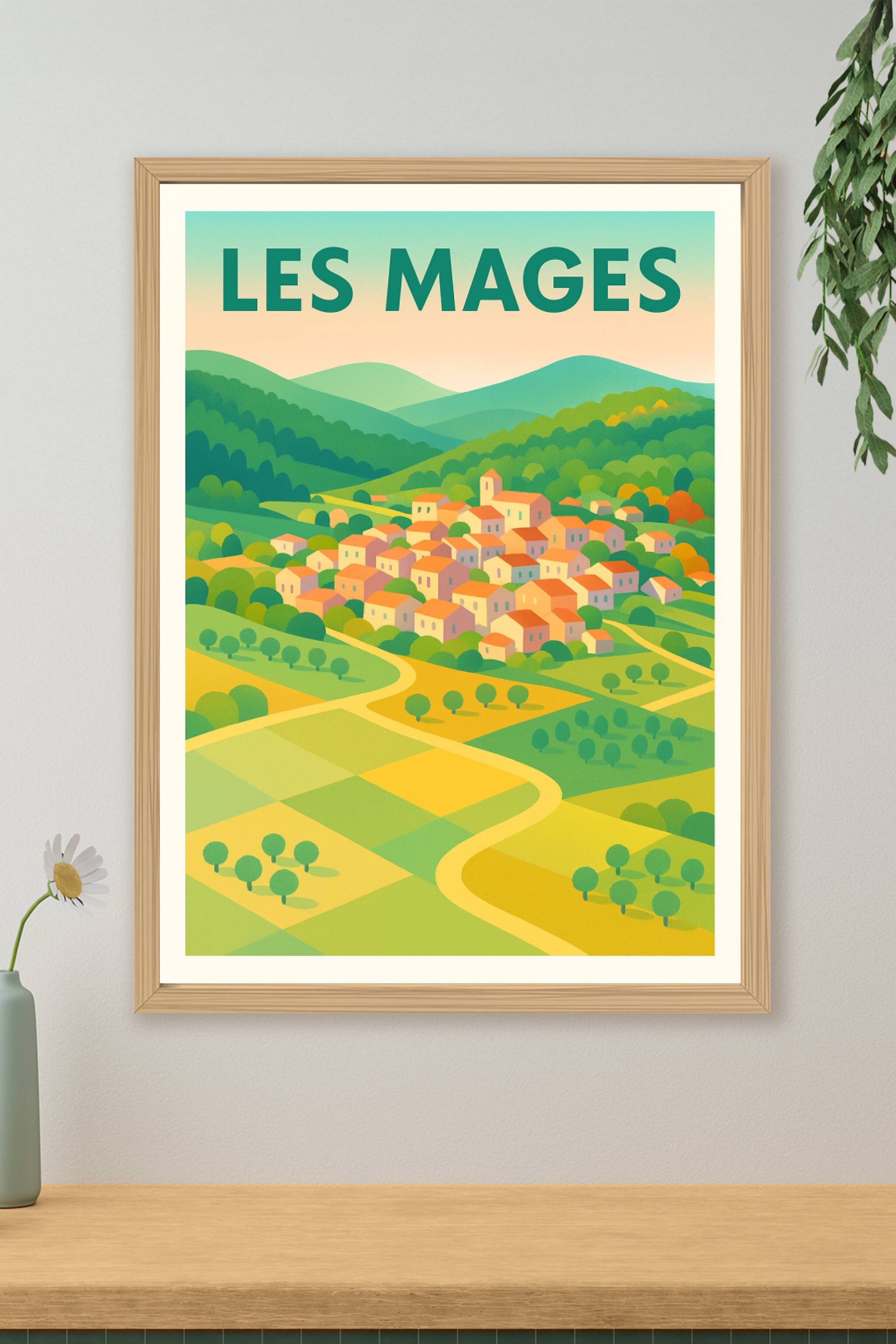 Affiche de Les Mages - Le charme verdoyant de la vie rurale