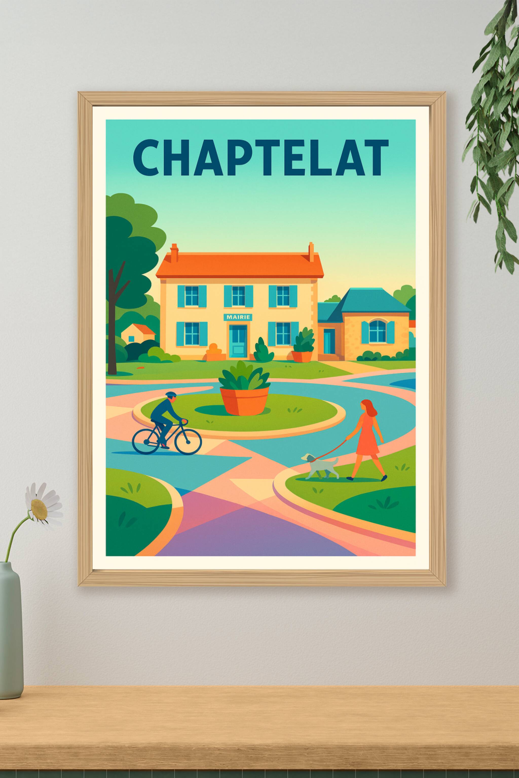 Affiche de Chaptelat - Charme et sérénité au cœur du village