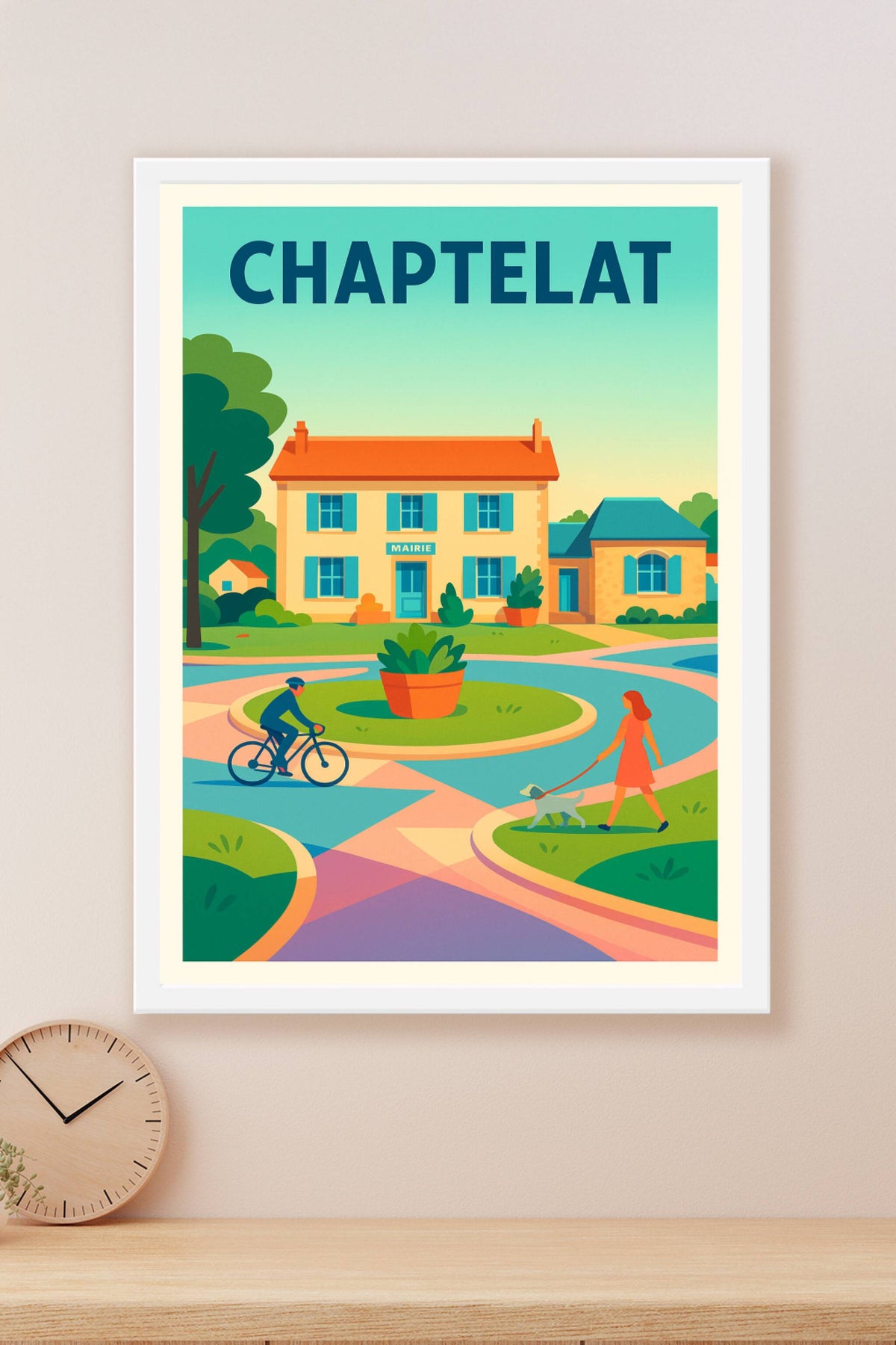 Affiche de Chaptelat - Charme et sérénité au cœur du village