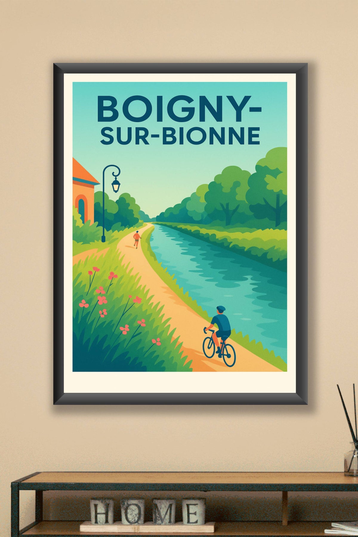 Affiche de Boigny-sur-Bionne - Promenade paisible au bord de l'eau