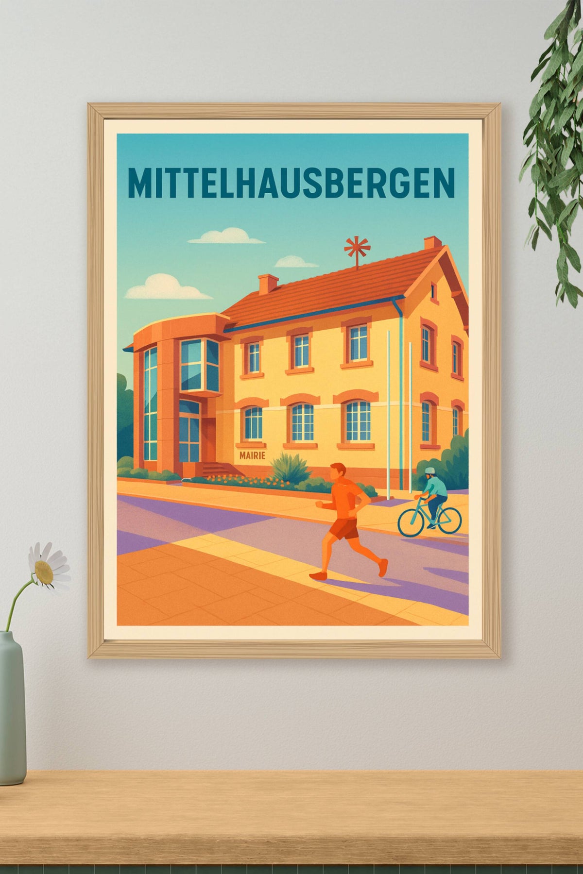 Affiche de Mittelhausbergen - Charme et vie active au cœur de la ville