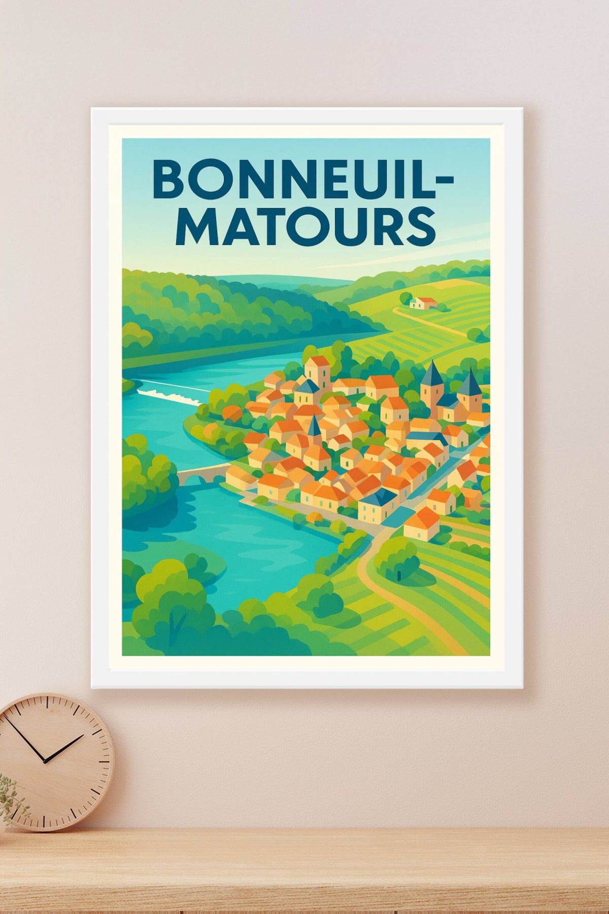 Affiche de Bonneuil-Matours - Évasion champêtre au cœur de la Vienne