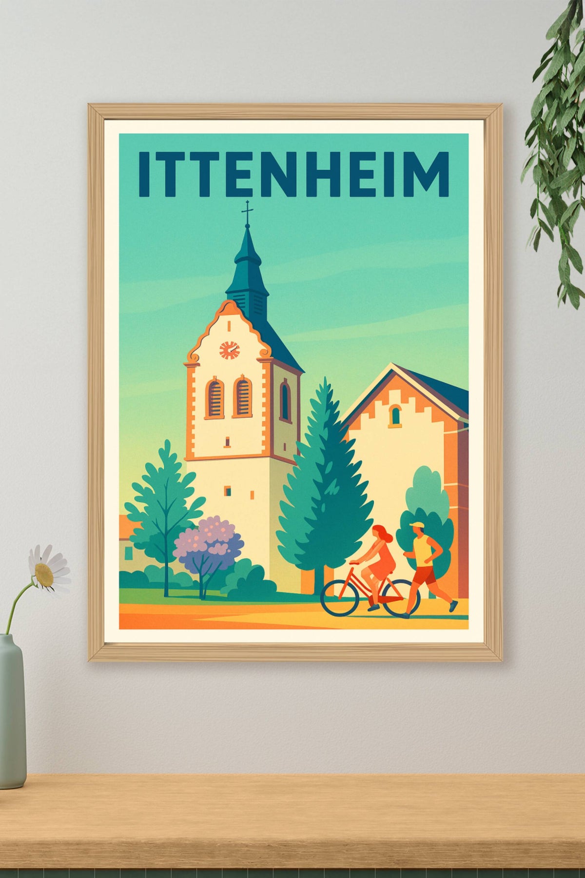 Affiche de Ittenheim - Harmonie et douceur au cœur de la ville