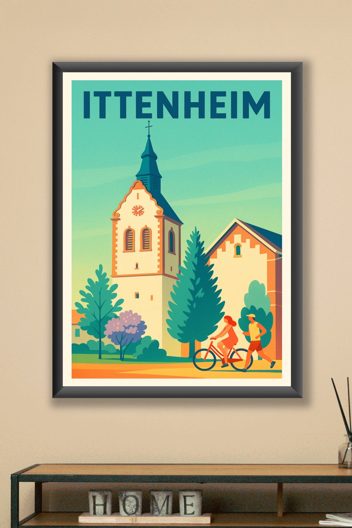 Affiche de Ittenheim - Harmonie et douceur au cœur de la ville