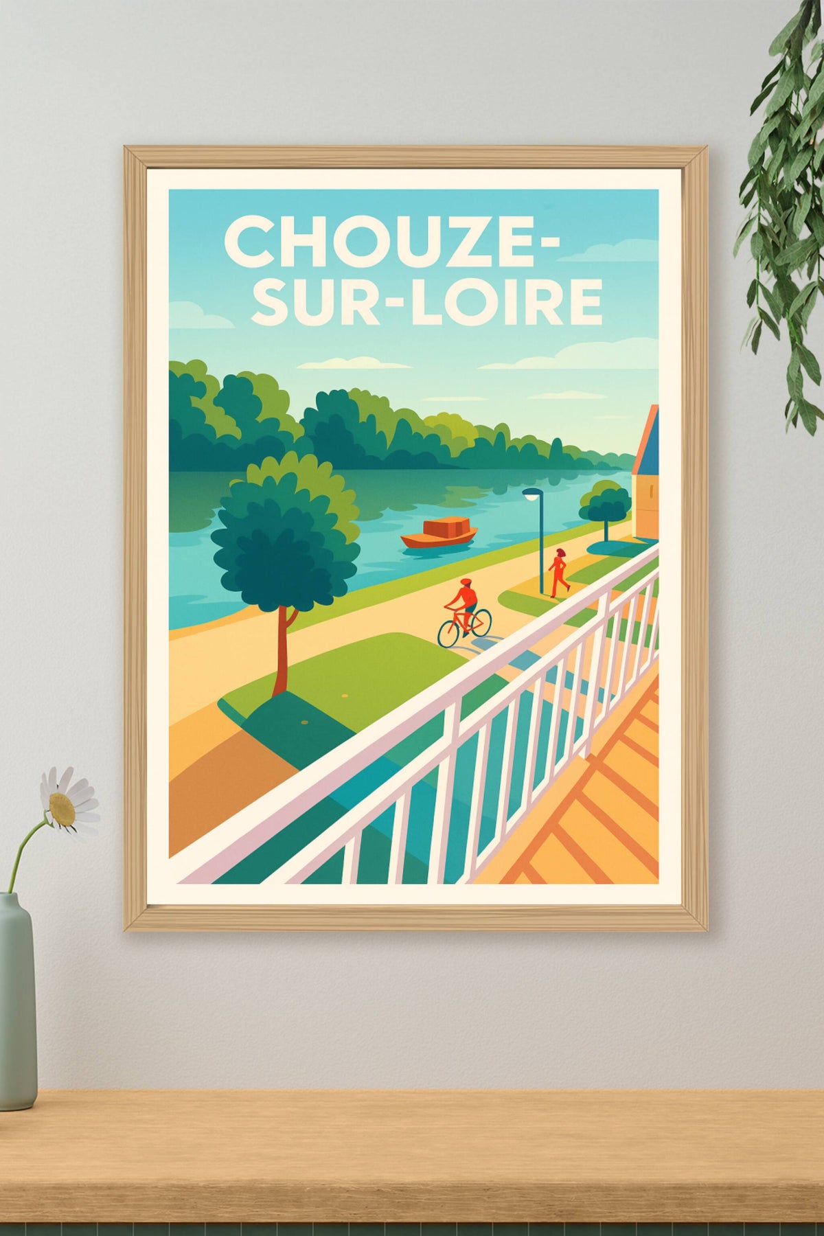 Affiche de Chouzé-sur-Loire - Balade au fil de la Loire