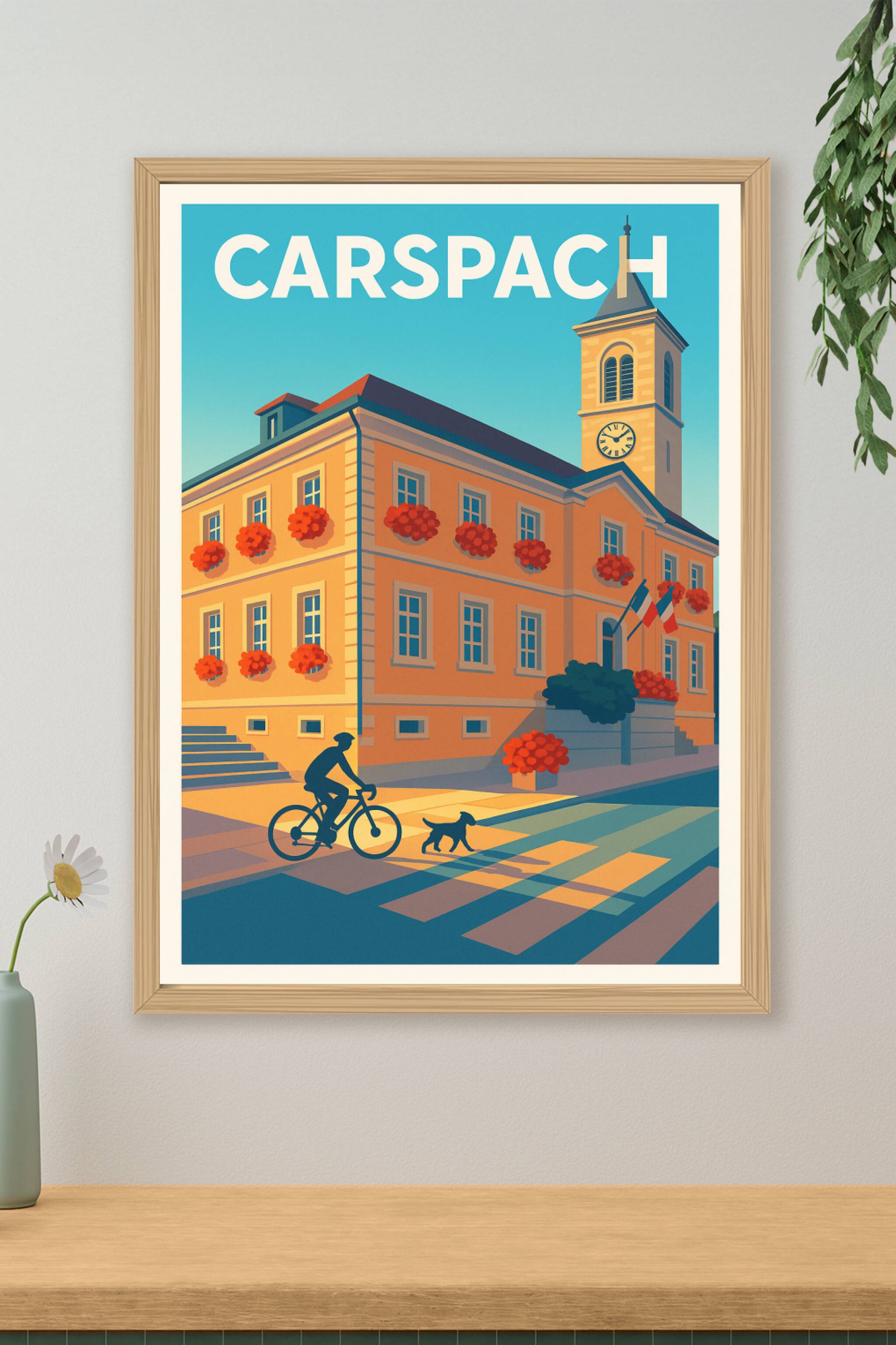 Affiche de Carspach - Charme provençal et douceur de vivre