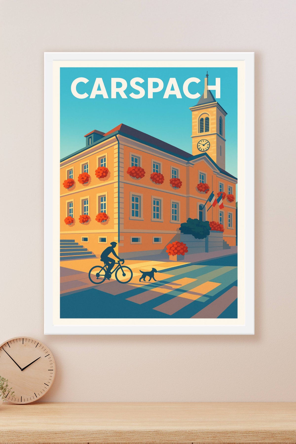 Affiche de Carspach - Charme provençal et douceur de vivre