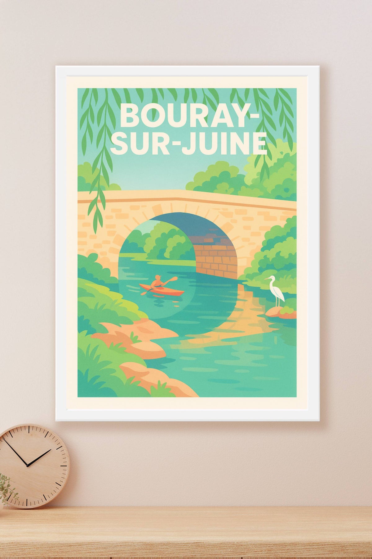 Affiche de Bouray-sur-Juine - Tranquillité au fil de l'eau