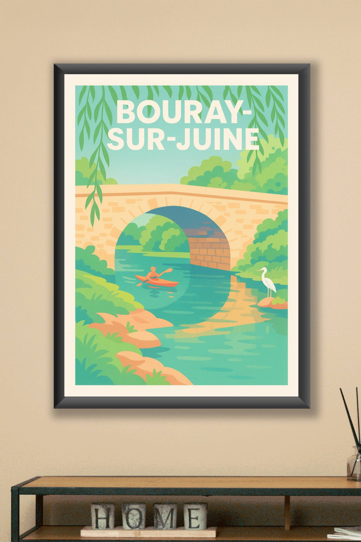 Affiche de Bouray-sur-Juine - Tranquillité au fil de l'eau