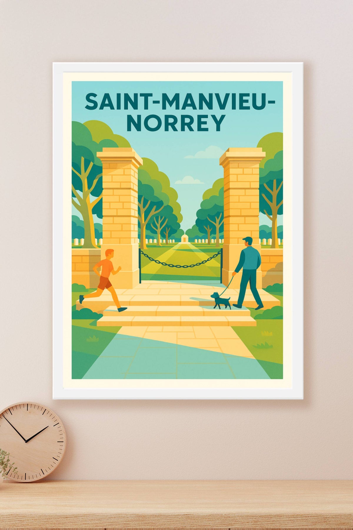 Affiche de Saint-Manvieu-Norrey - L'élégance naturelle à chaque pas