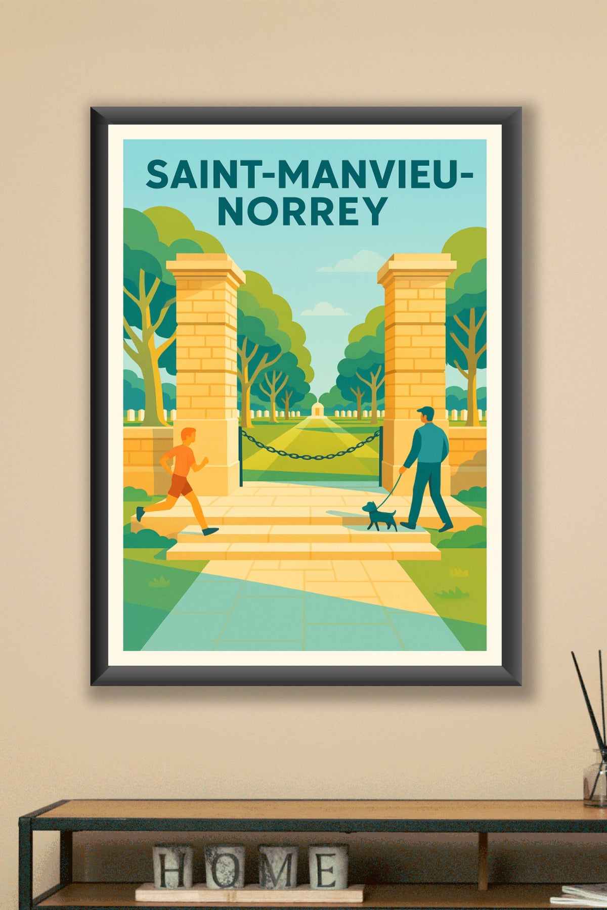 Affiche de Saint-Manvieu-Norrey - L'élégance naturelle à chaque pas