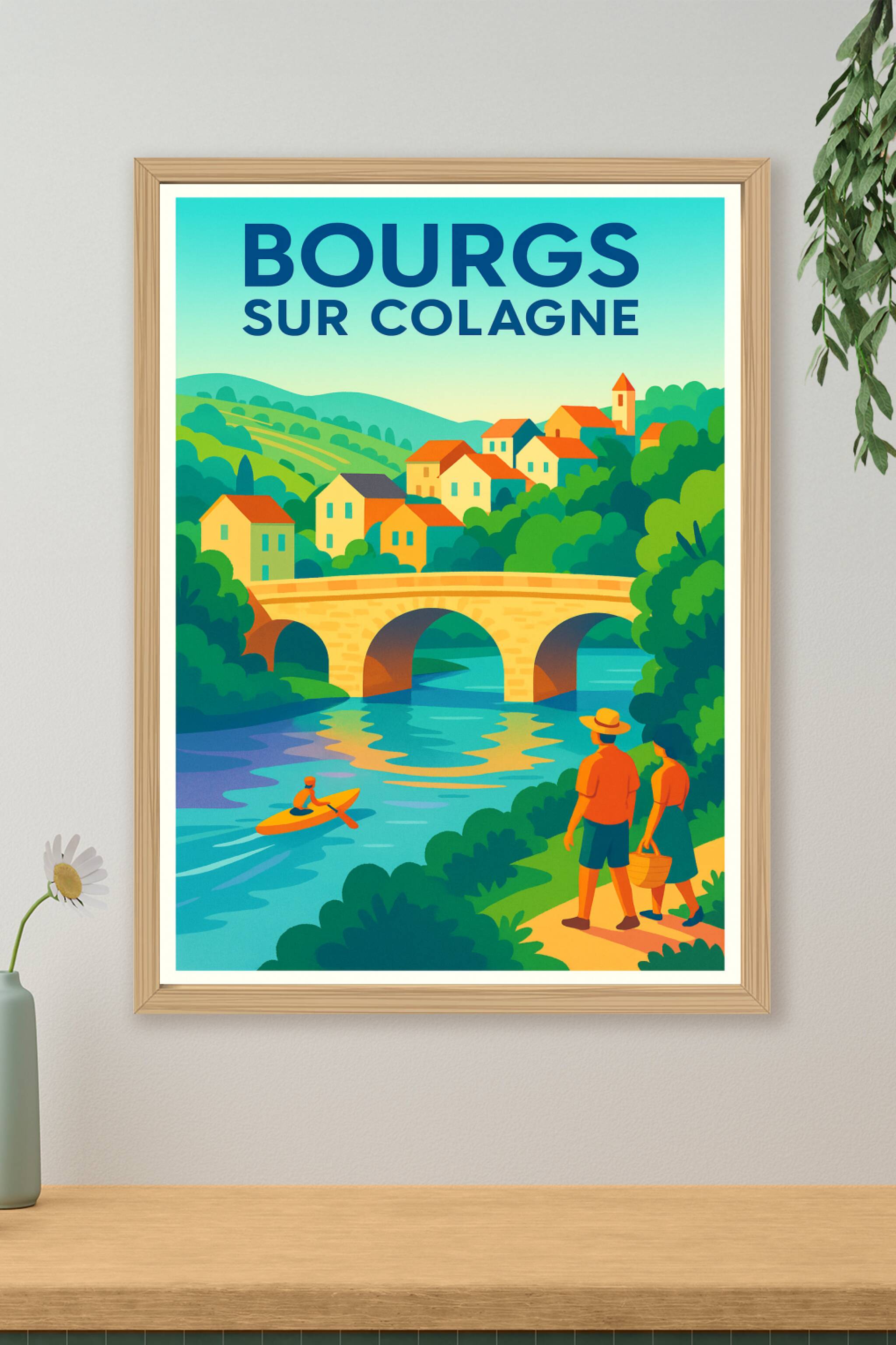 Affiche de Bourgs sur Colagne - Charme et sérénité au cœur de la nature