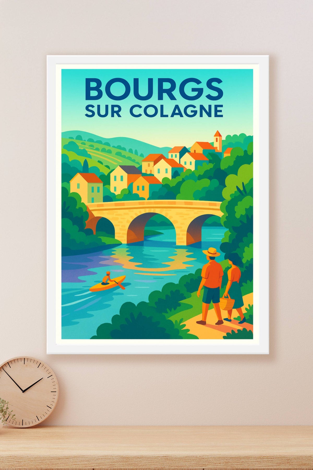 Affiche de Bourgs sur Colagne - Charme et sérénité au cœur de la nature
