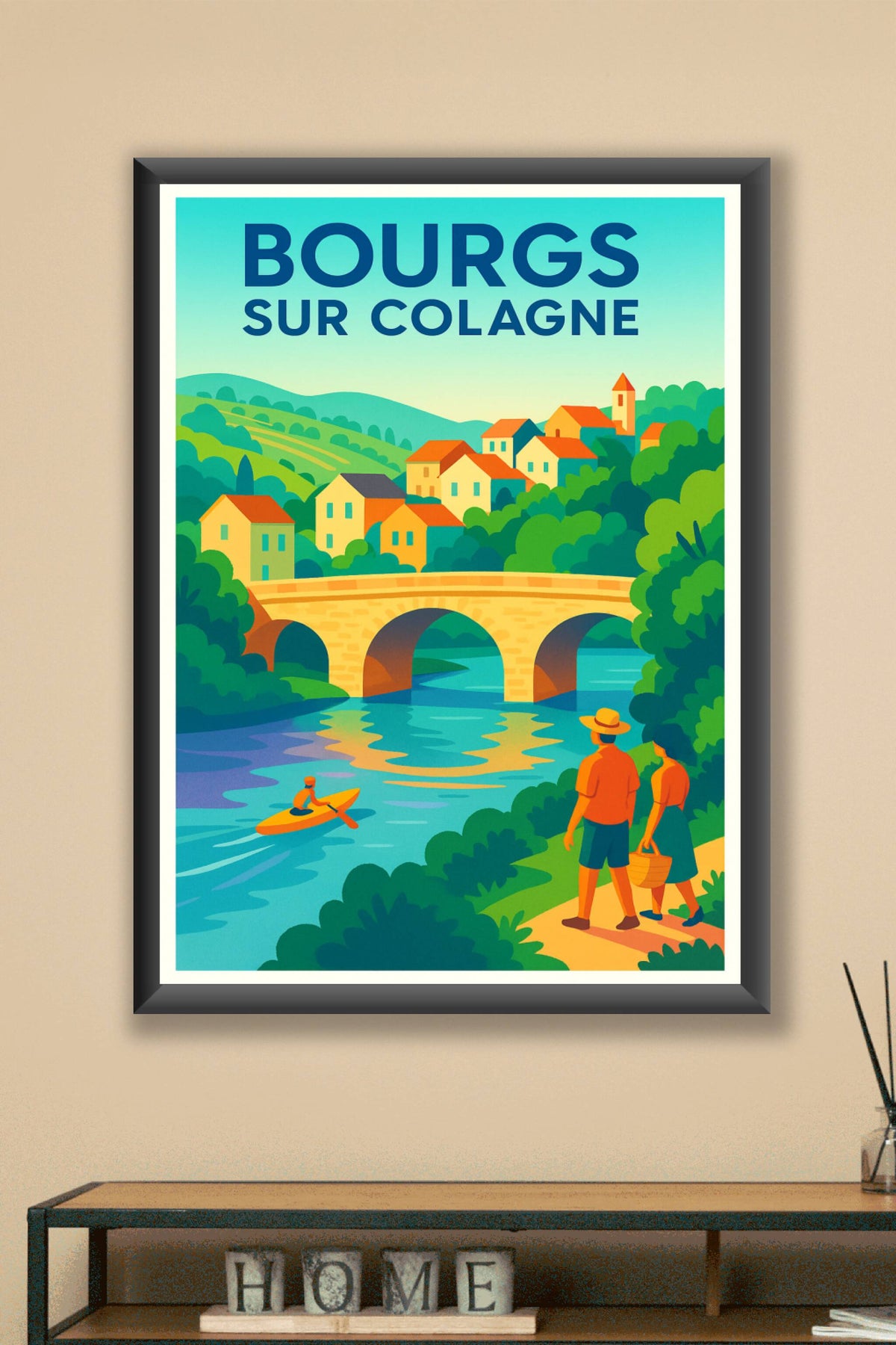 Affiche de Bourgs sur Colagne - Charme et sérénité au cœur de la nature
