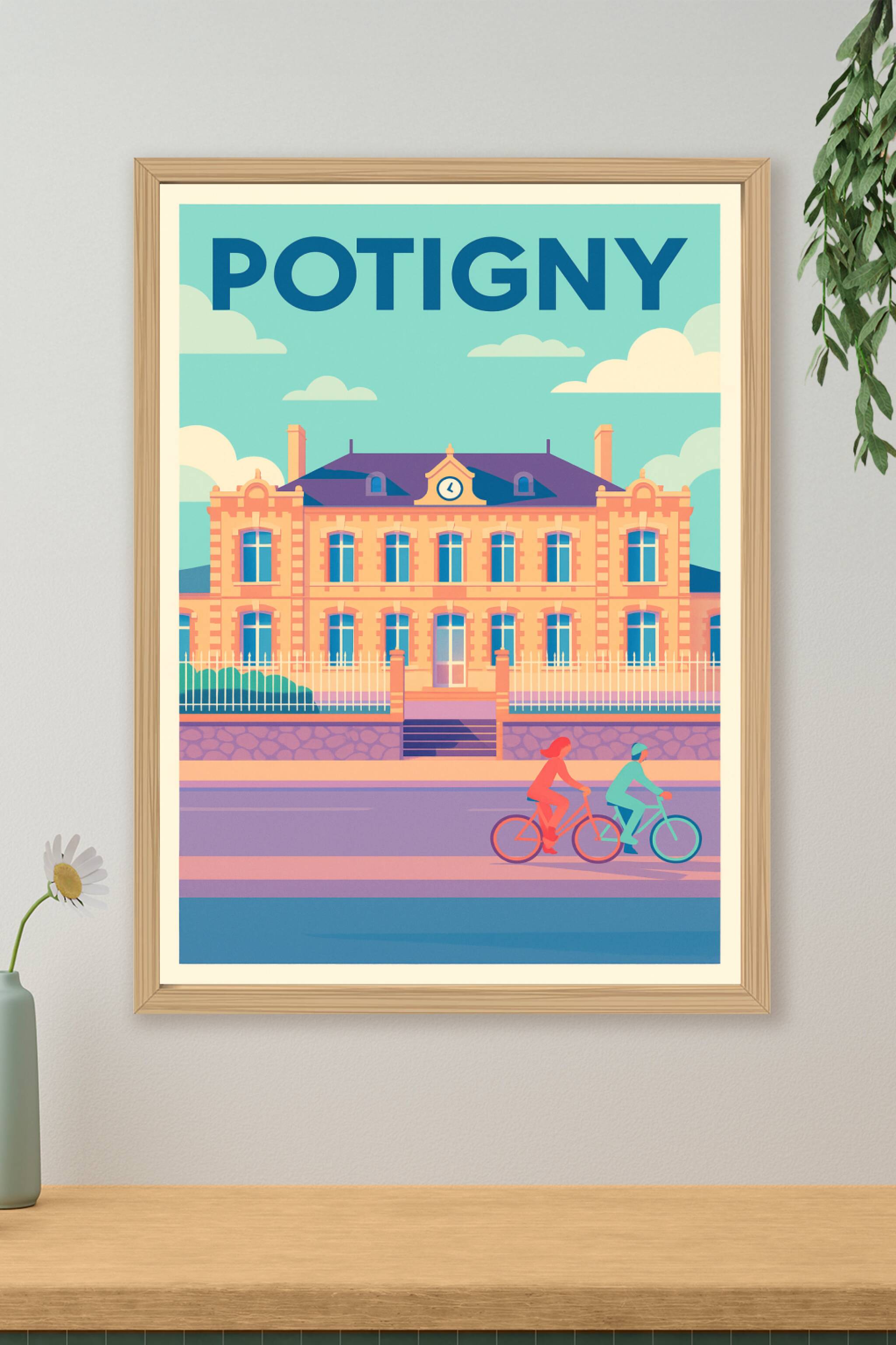 Affiche de Potigny - Charme et douceur de vivre normande